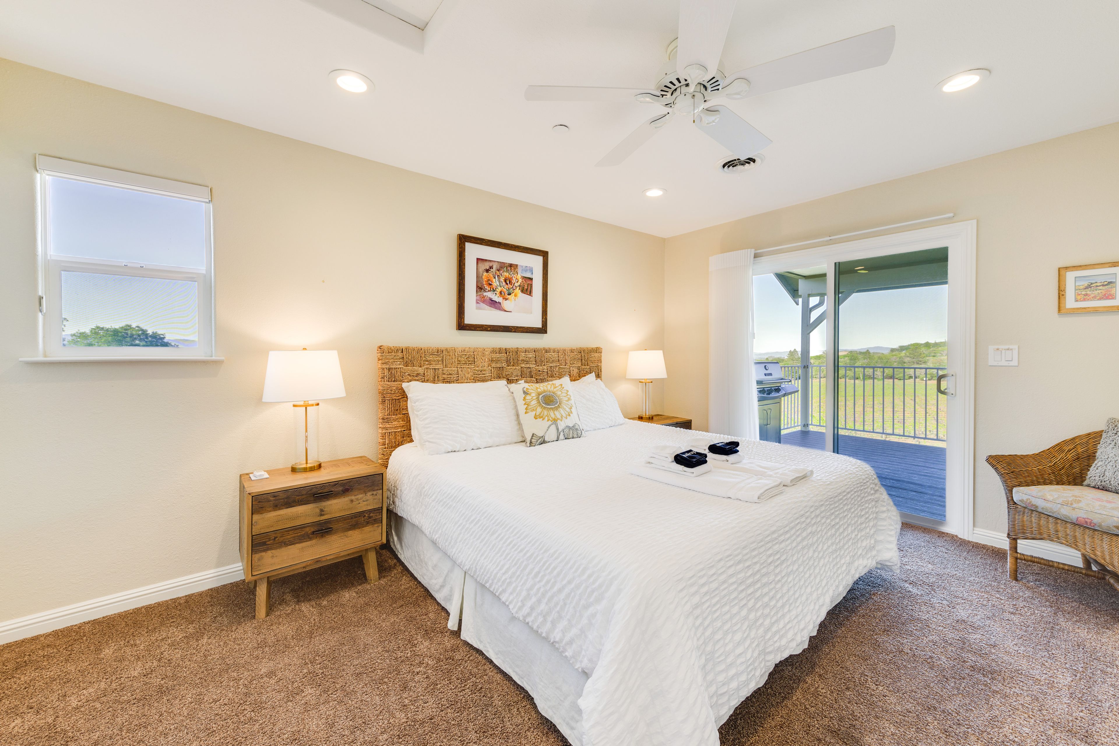 Bedroom | California King Bed | Linens Provided