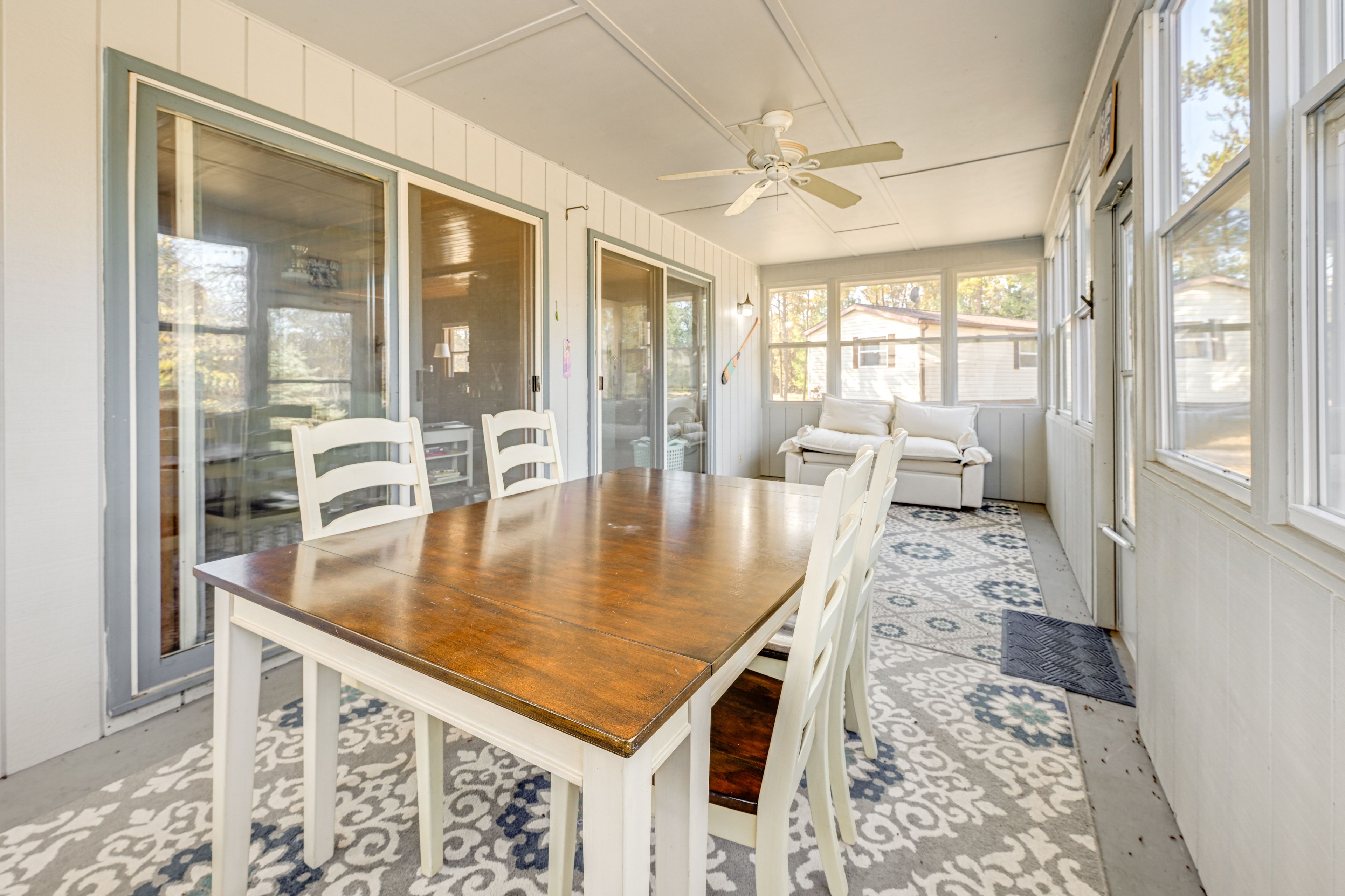 3-Season Room | Single-Story Home | Outdoor Fire Pit