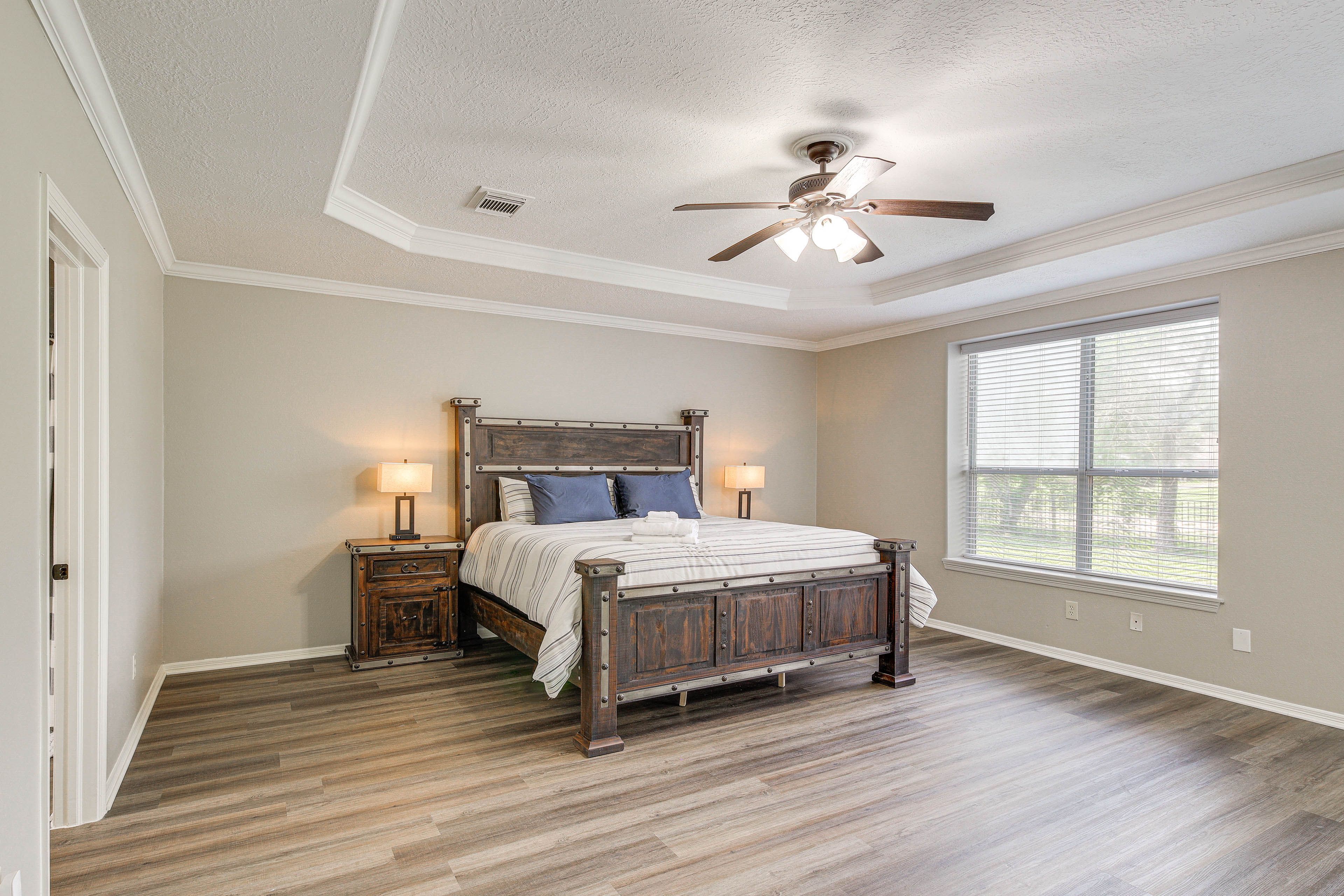 Bedroom 1 | 1st Floor | King Bed | Linens Provided