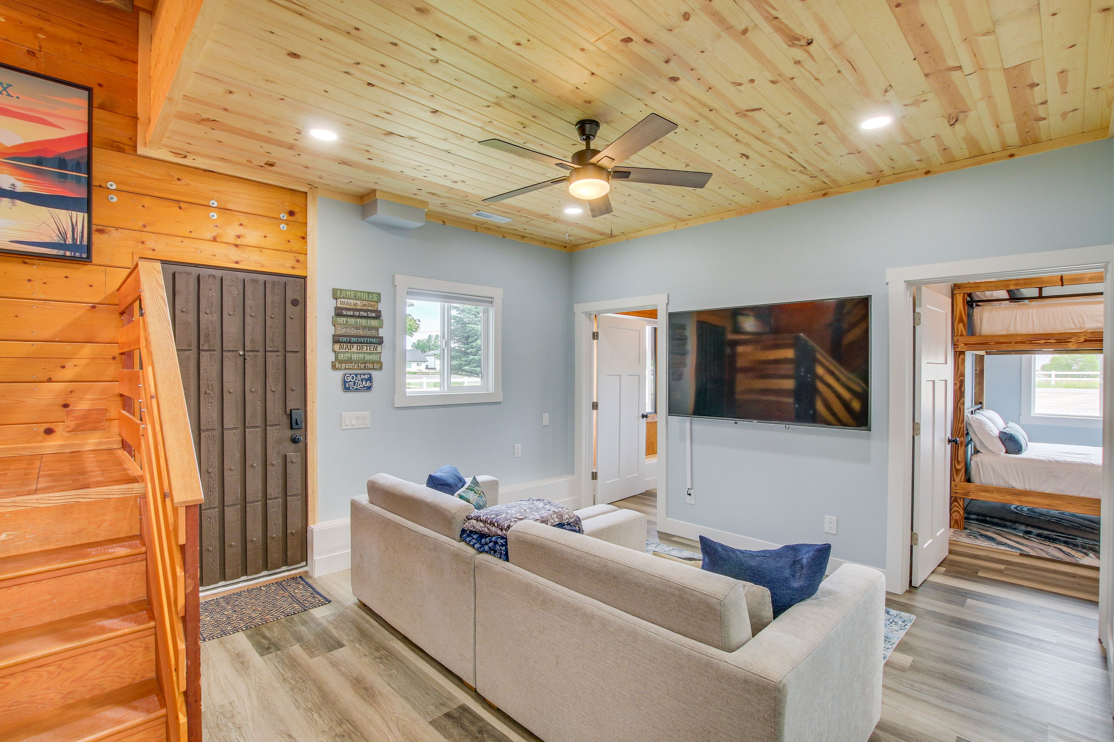 Bonus Living Area | 2 Twin Sleeper Chairs | Smart TV | 1st Floor