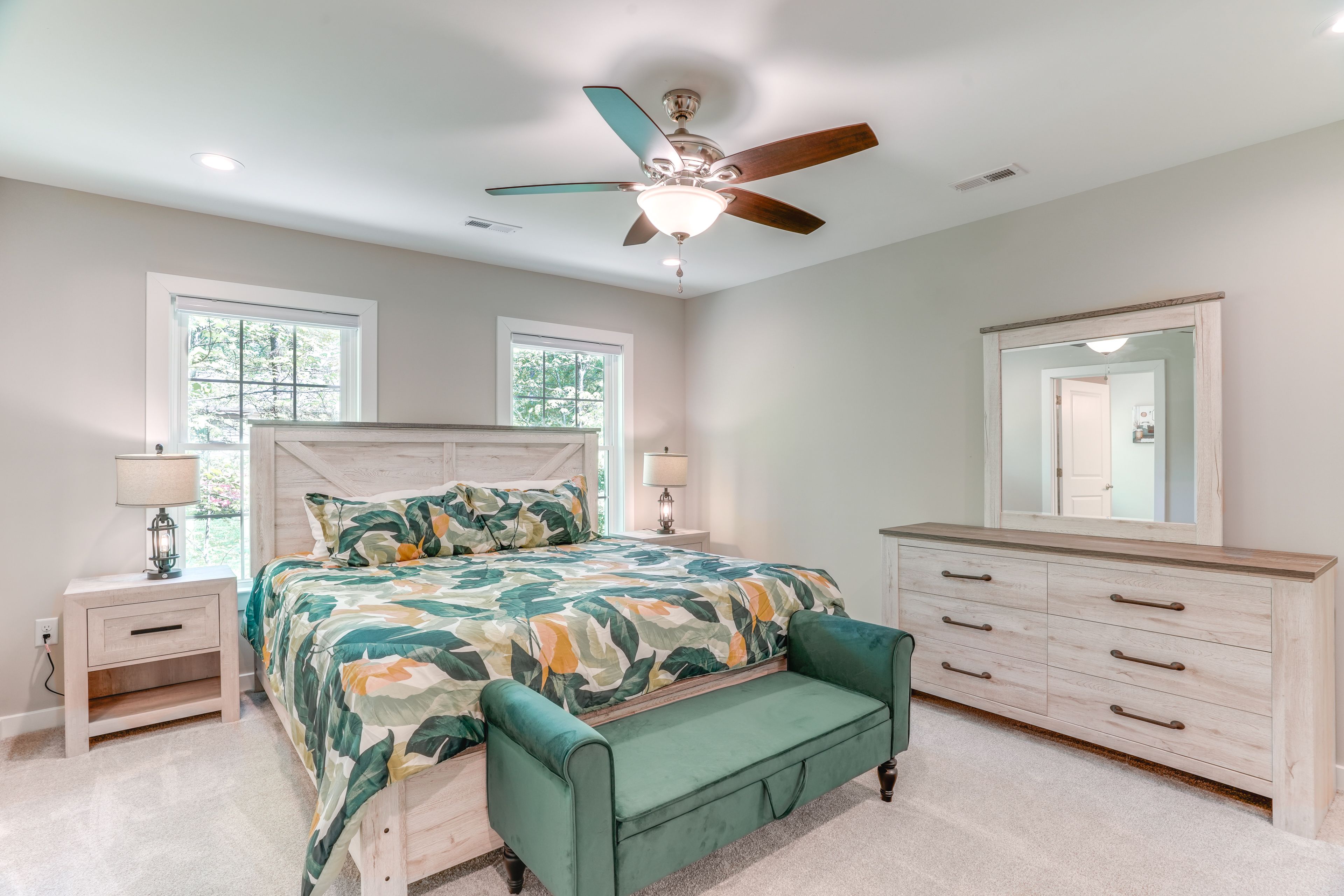 Bedroom 1 | 2nd Floor | King Bed | Smart TV | Linens Provided