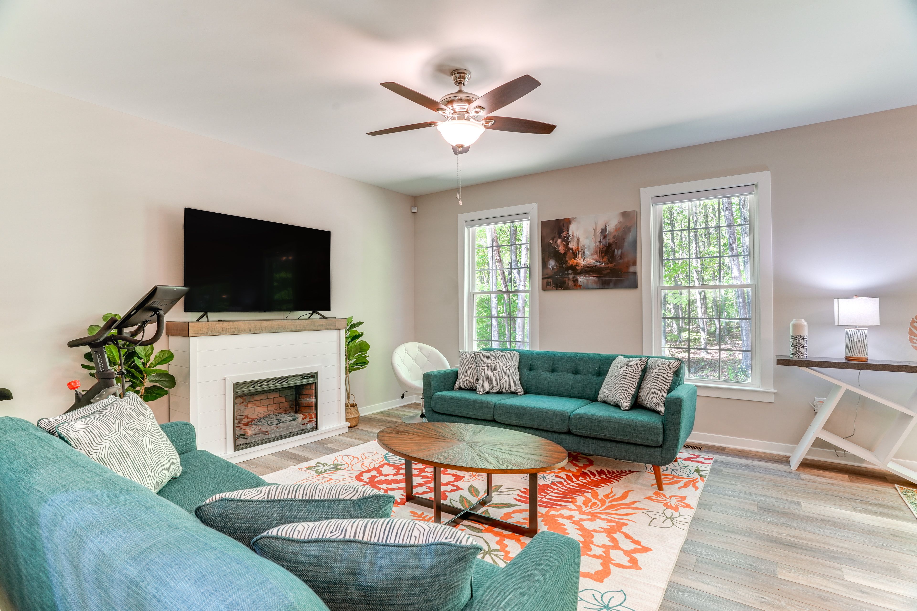 Living Room | 1st Floor | Central A/C & Heating