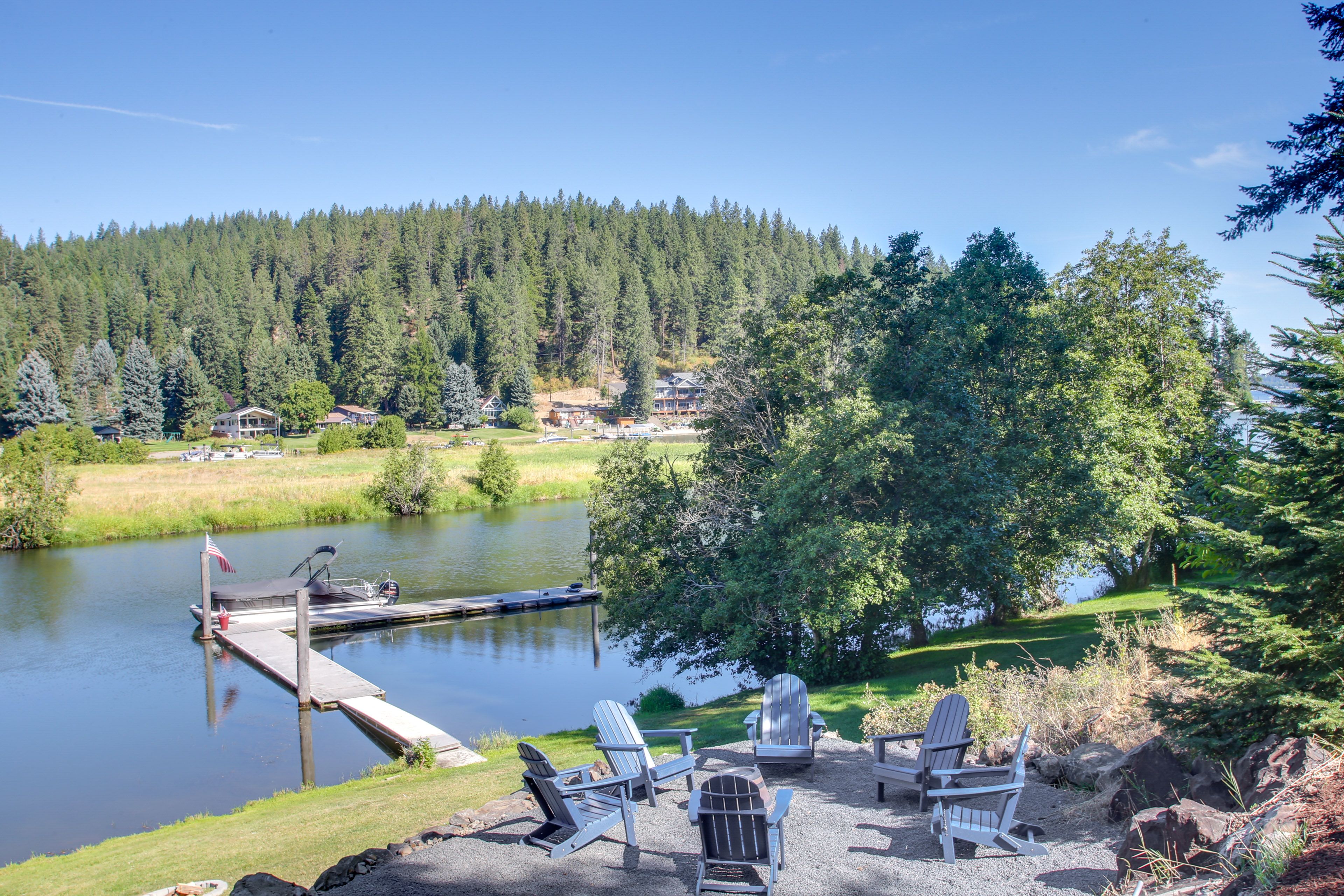 Shared Fire Pit | Walk to Lake | Private Hot Tub