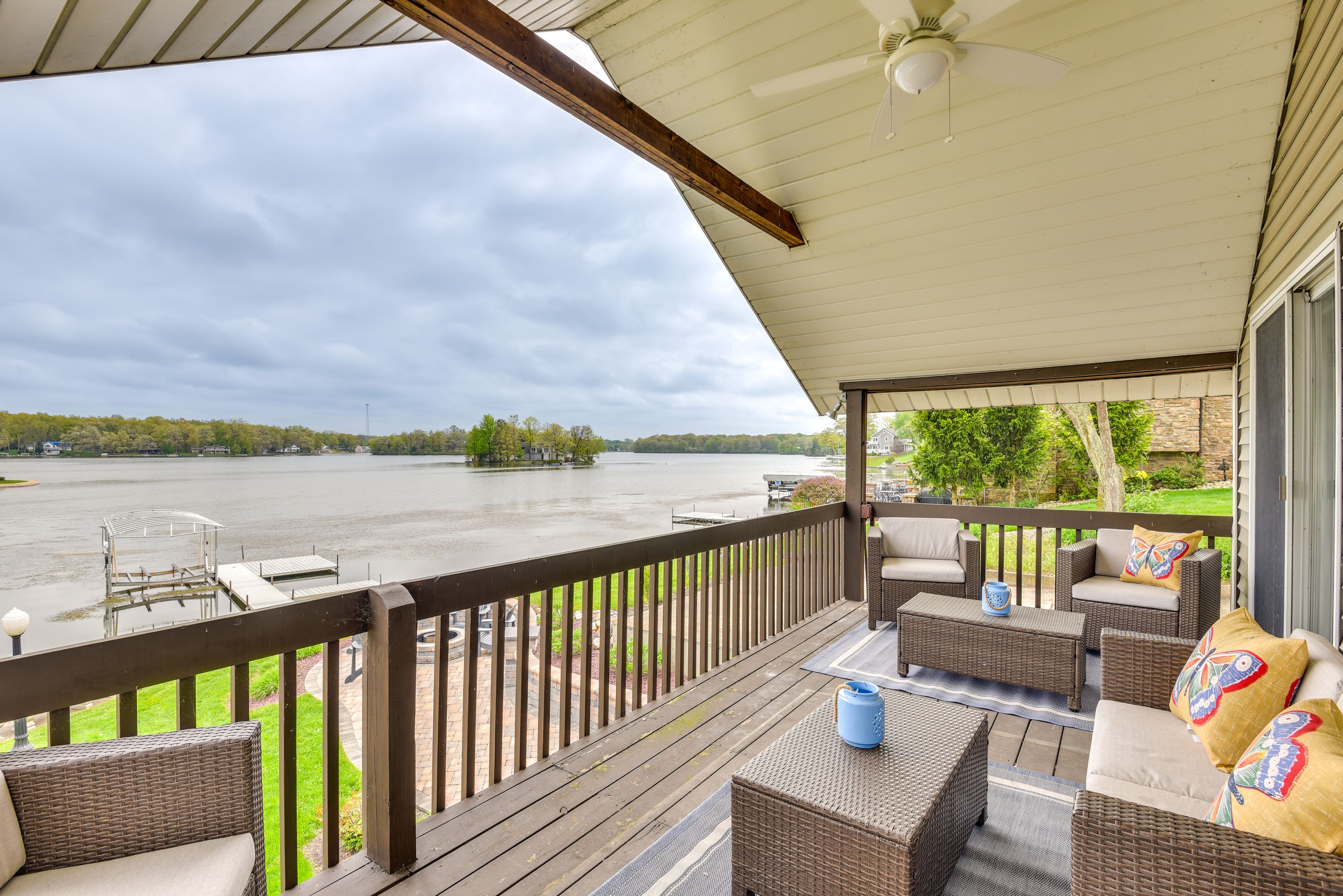 Balcony | Access From Bedroom 3 | Lakefront View