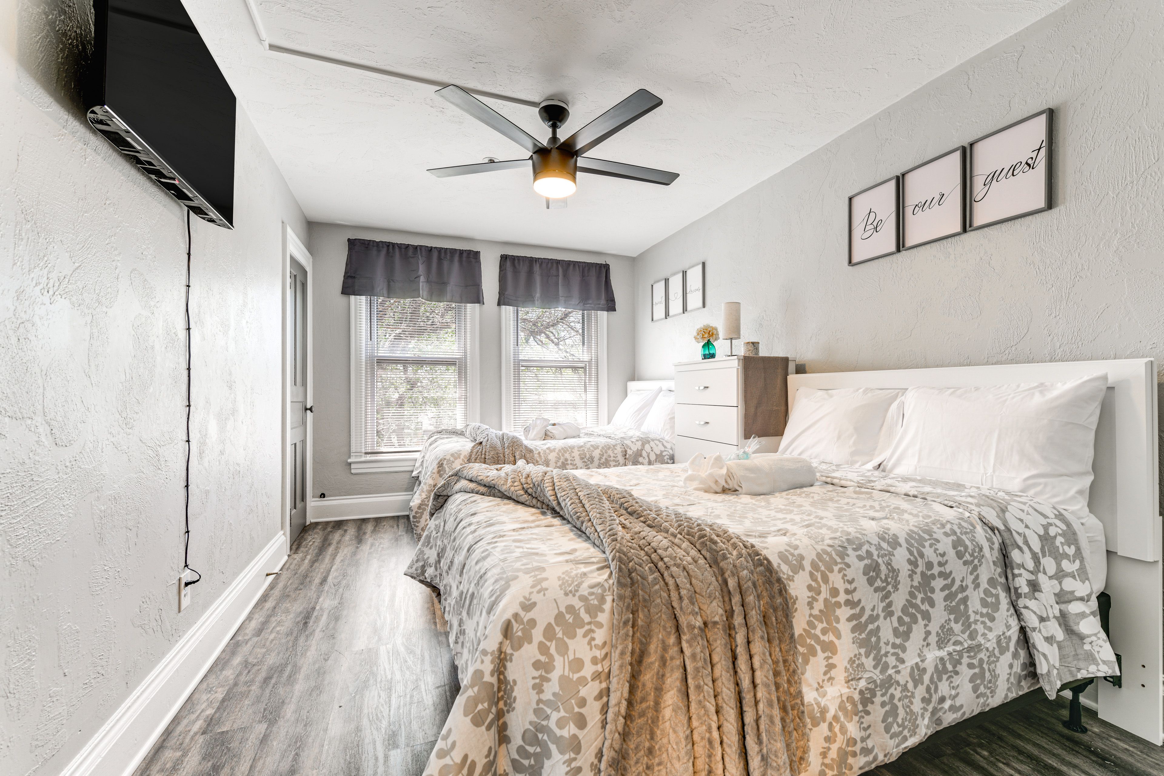 Bedroom 3 | 2nd Floor | 2 Full Beds | Smart TV