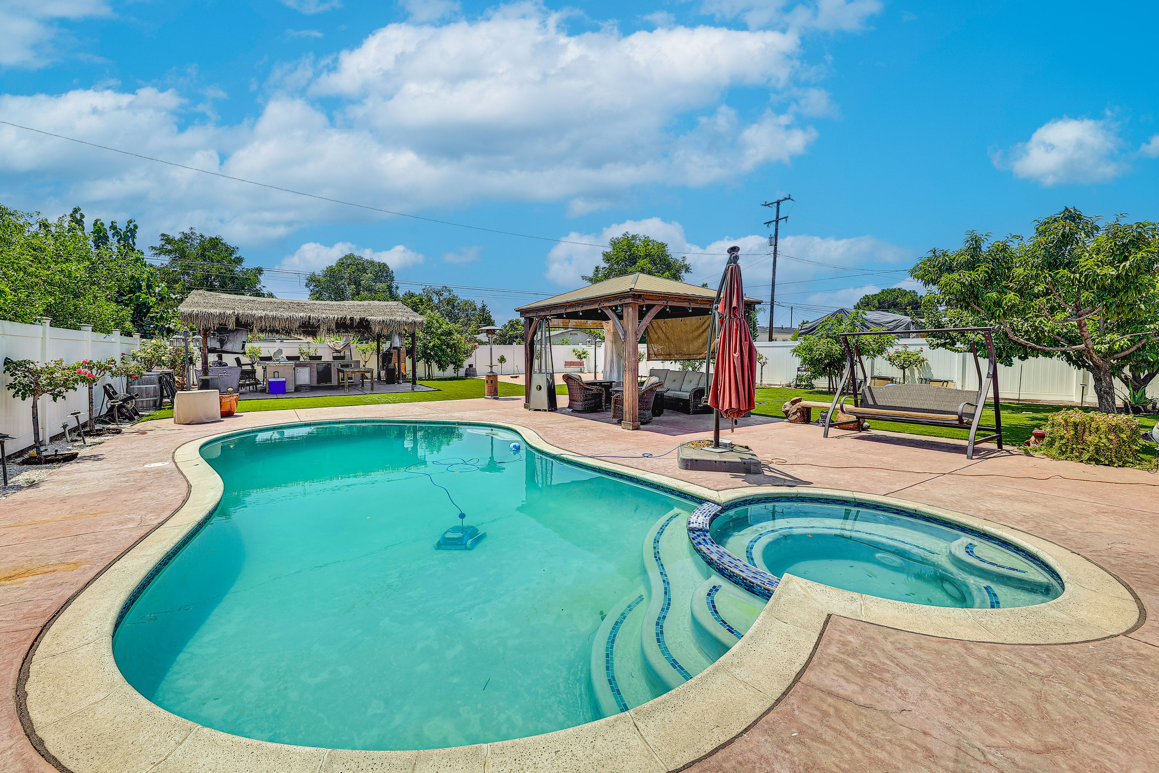 West Covina Vacation Rental | 4BR | 3BA | 1,904 Sq Ft | 4 Steps to Enter
