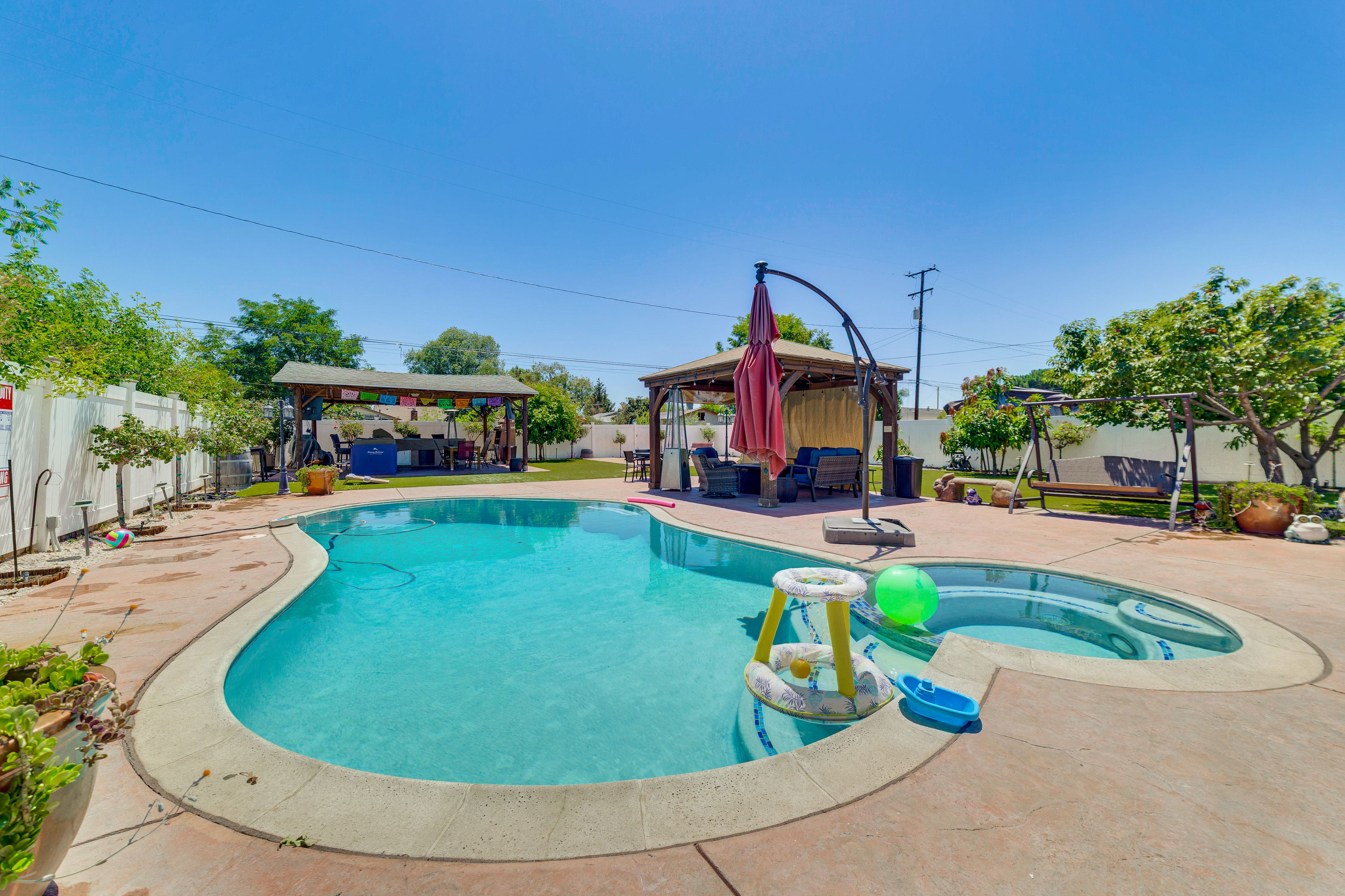 West Covina Vacation Rental | 4BR | 3BA | 1,904 Sq Ft | 4 Steps to Enter