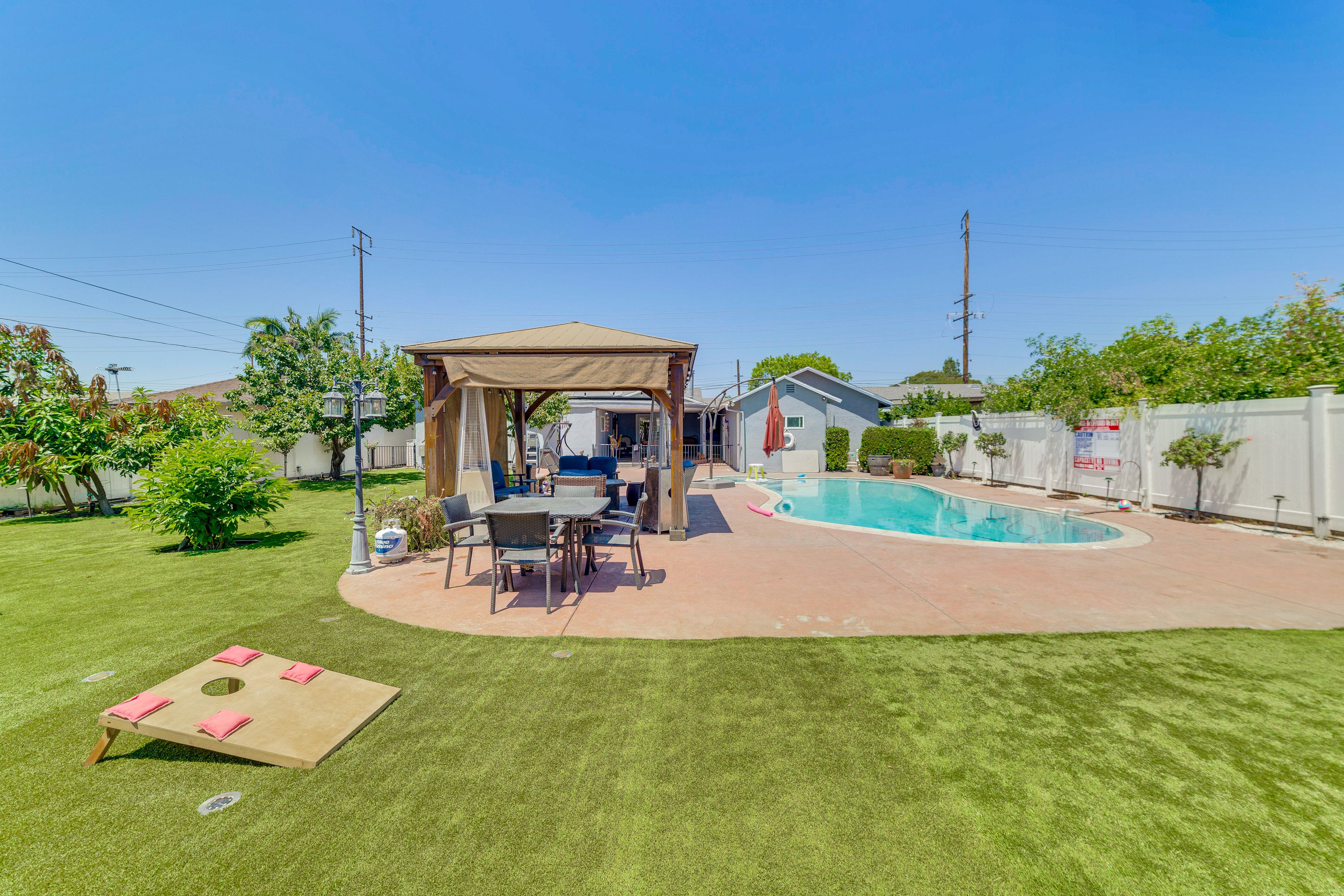 Yard | Pool | Outdoor Dining Area | Gazebo | Outdoor Kitchen