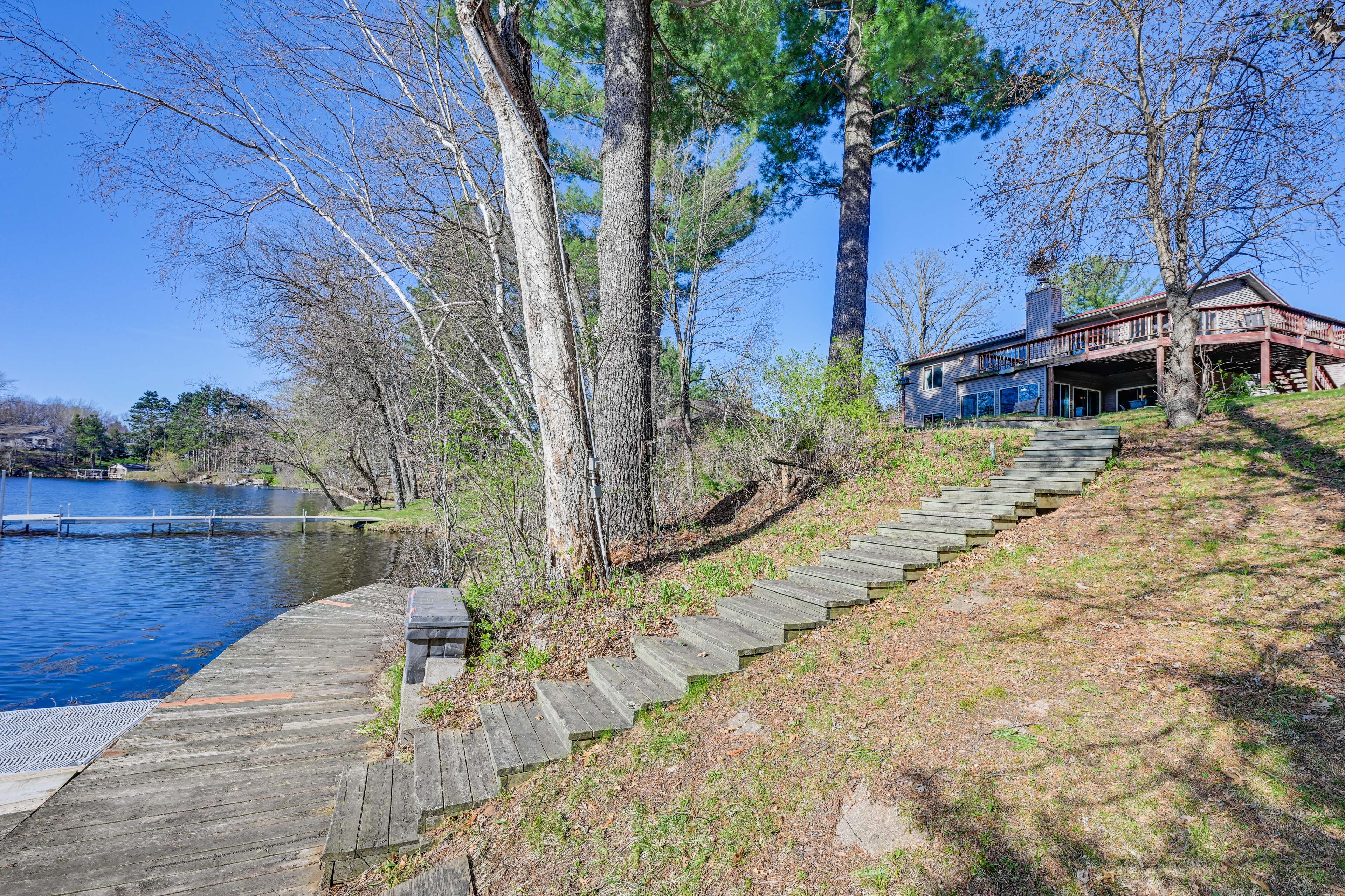Stairs to Lake Access