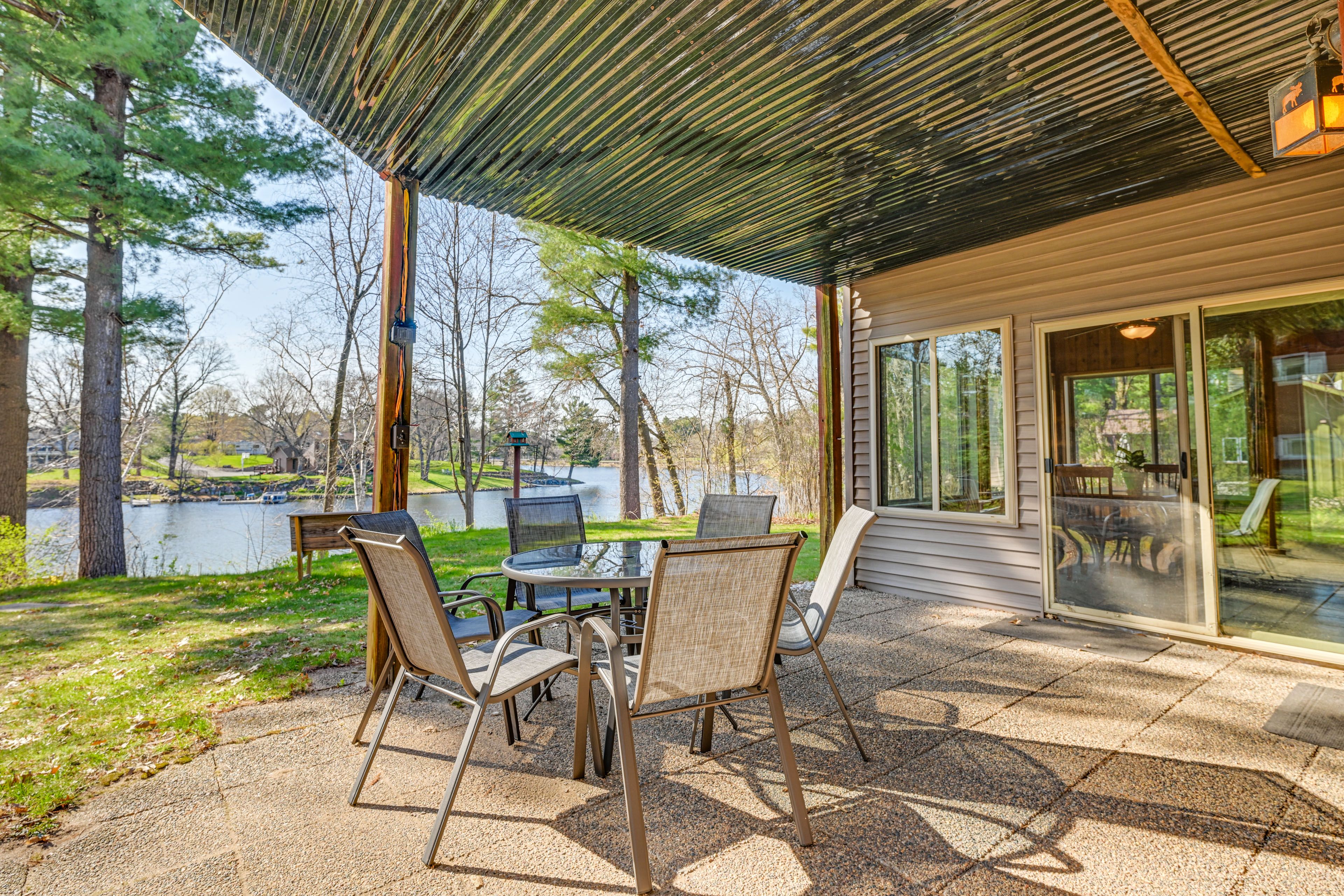 Covered Patio | Additional Outdoor Dining Area