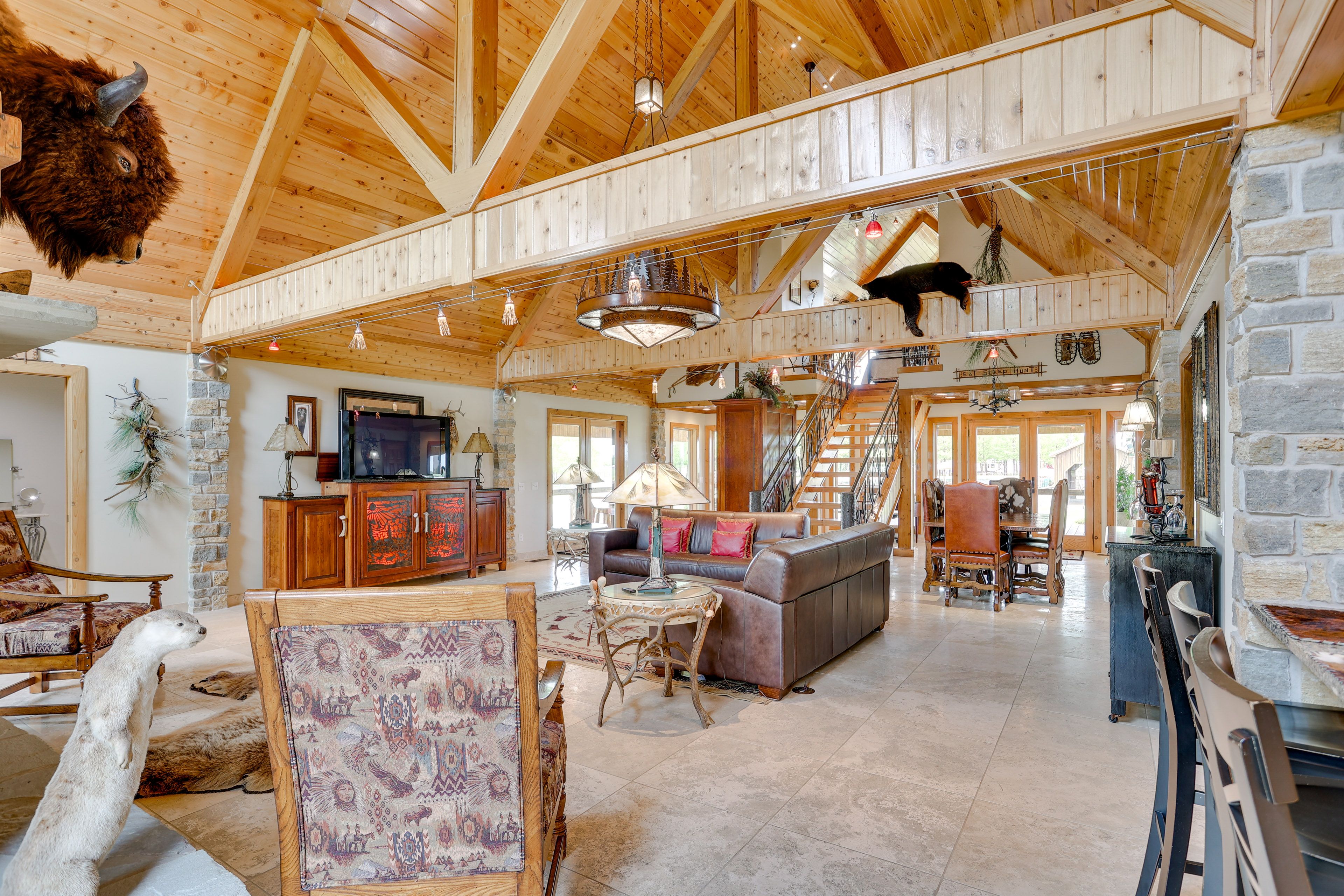 Living Room | Smart TV | Feature Fireplace | Main Floor