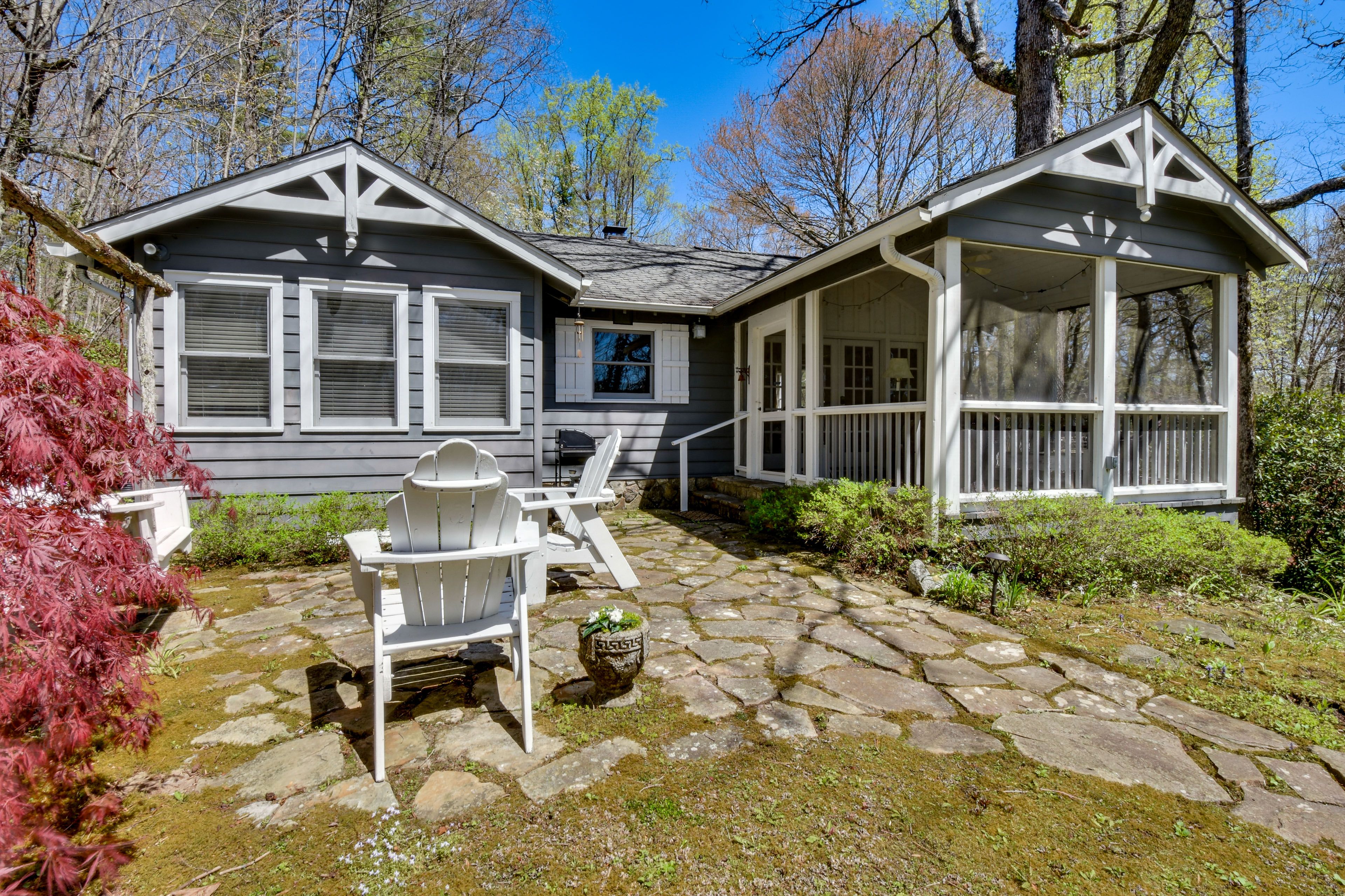 Cottage Exterior | Outdoor Seating Areas | Gas Grill