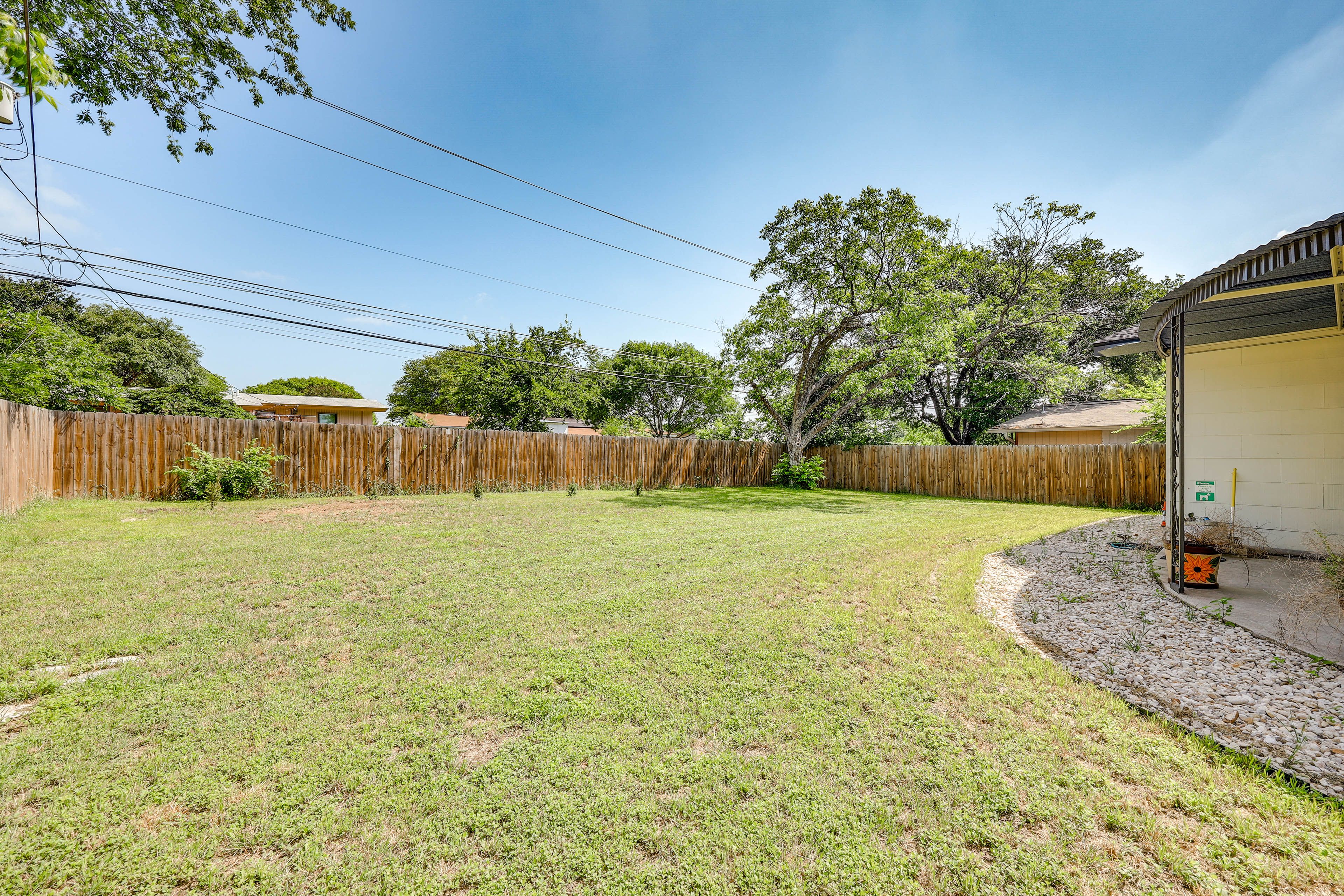Fenced Yard