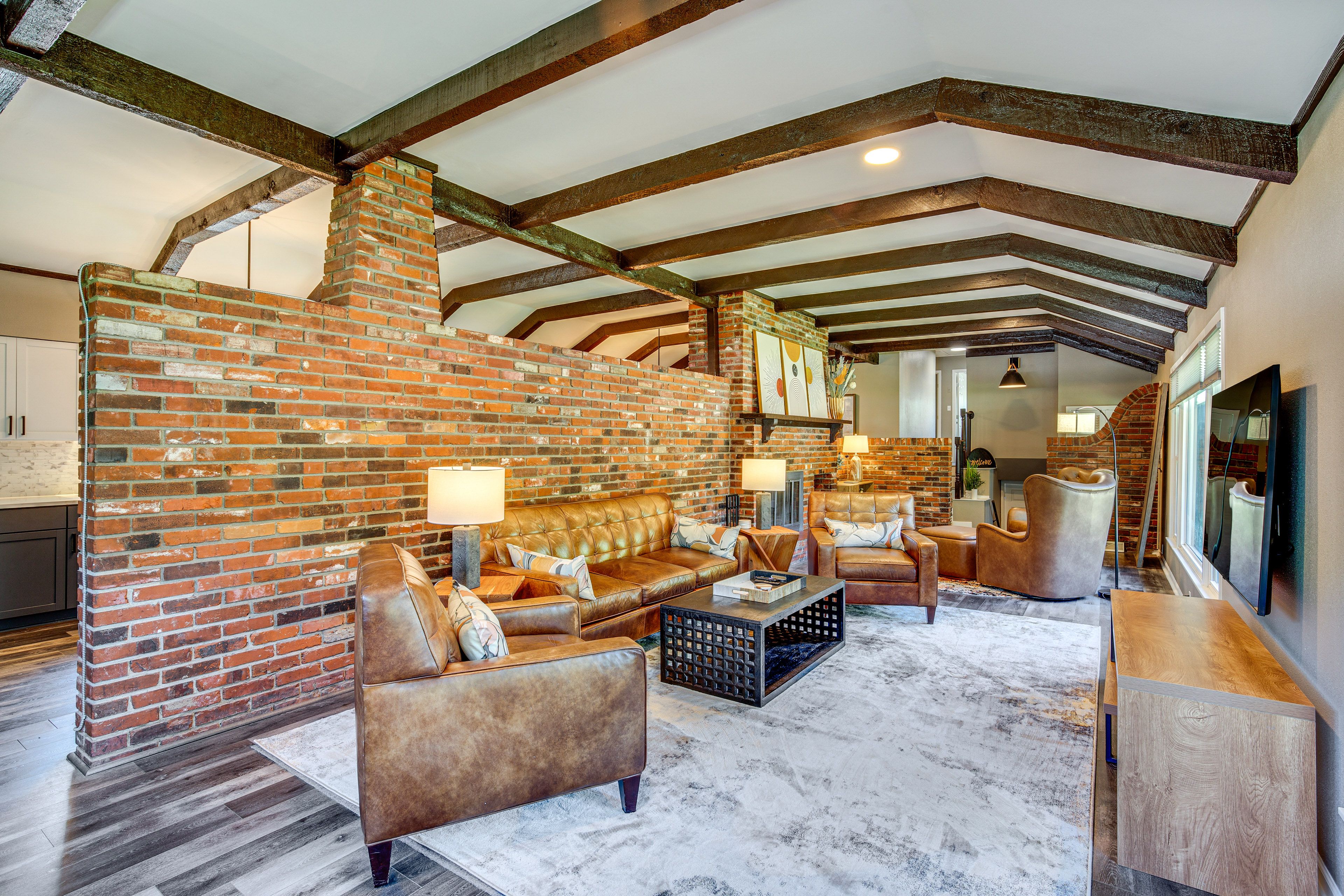Front Living Room | Main Level | 1 Step Required to Access