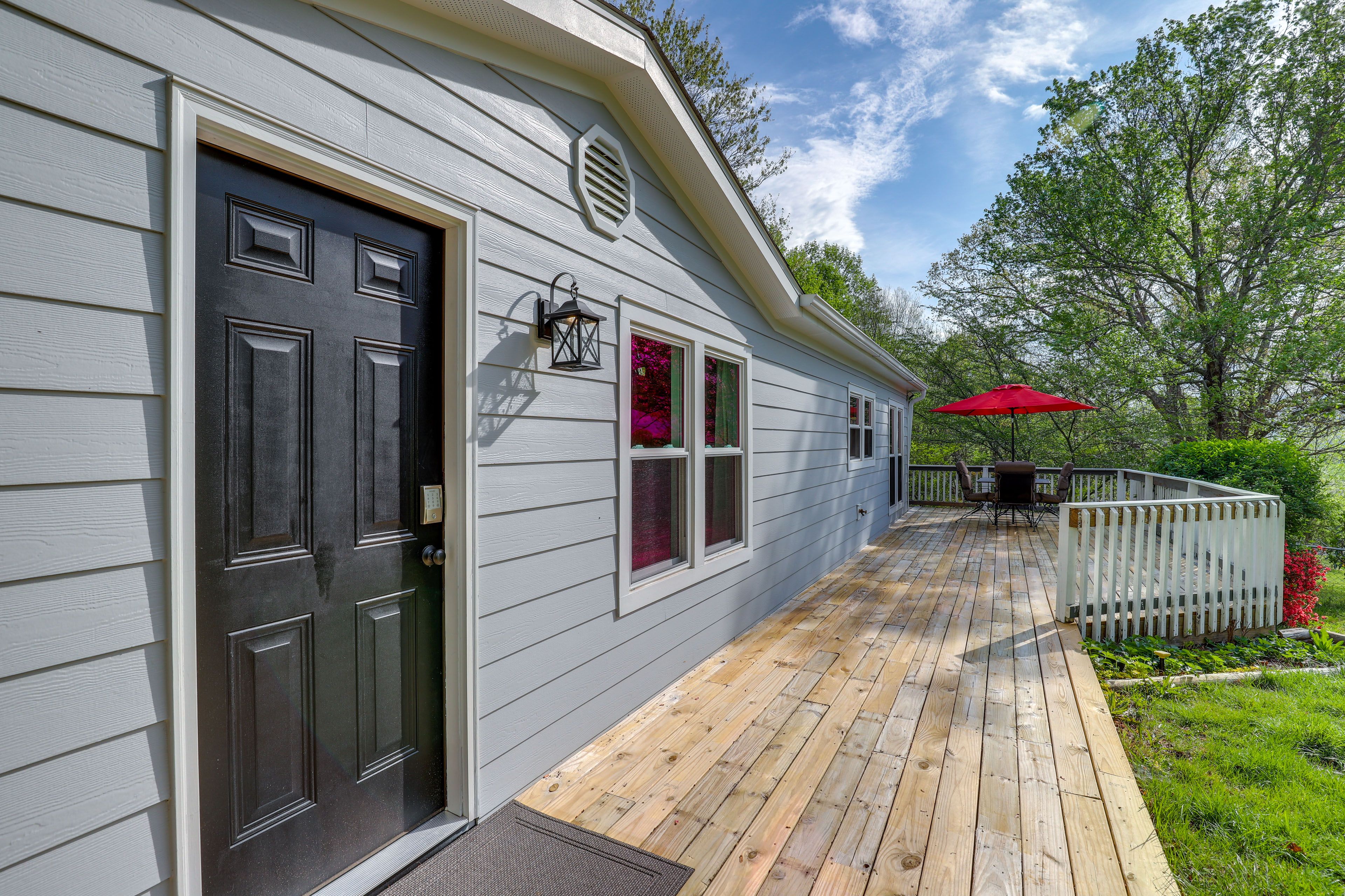 Back Entry | Deck | Charcoal Grill | Fenced Yard
