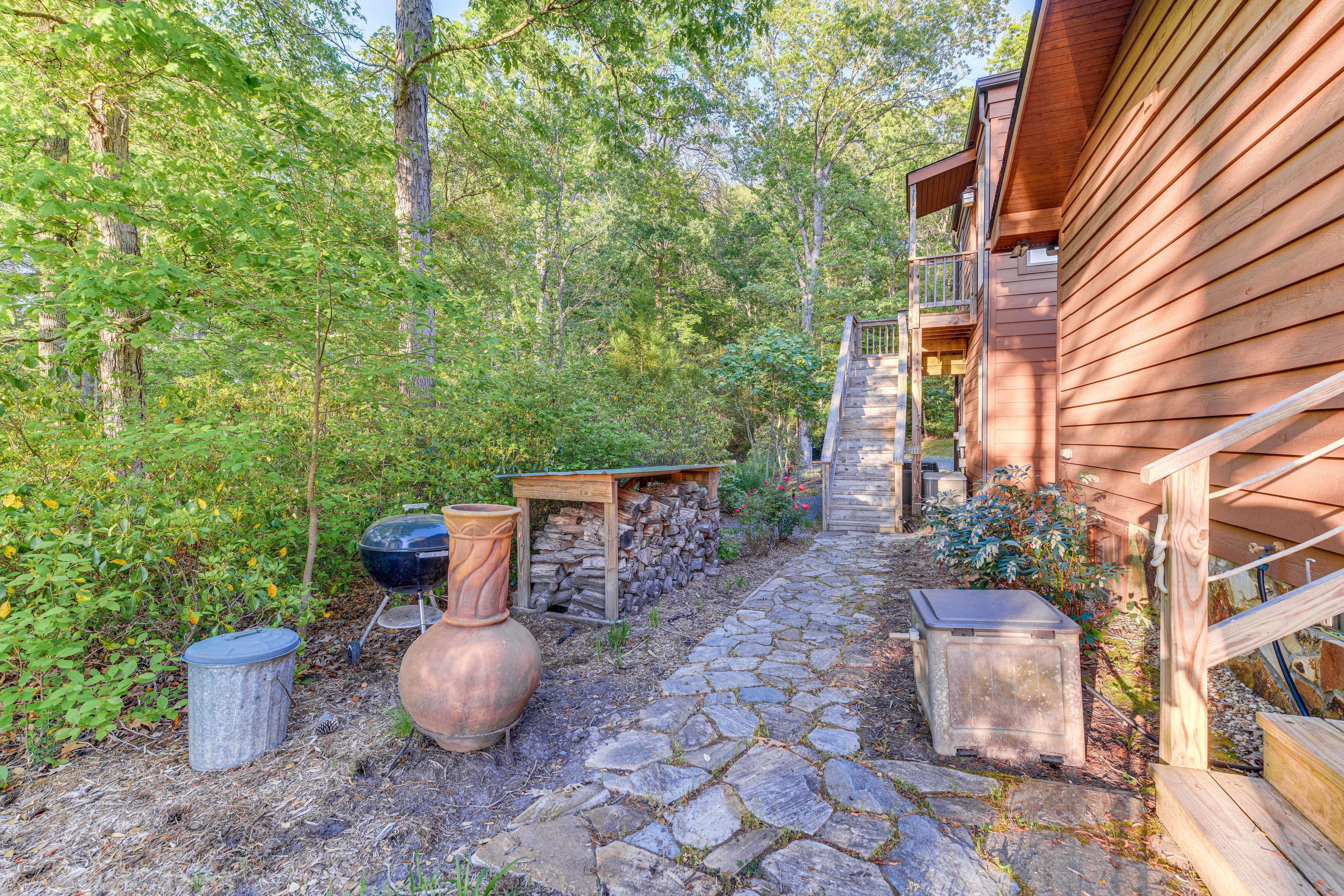 Exterior | Chiminea | Charcoal Grill