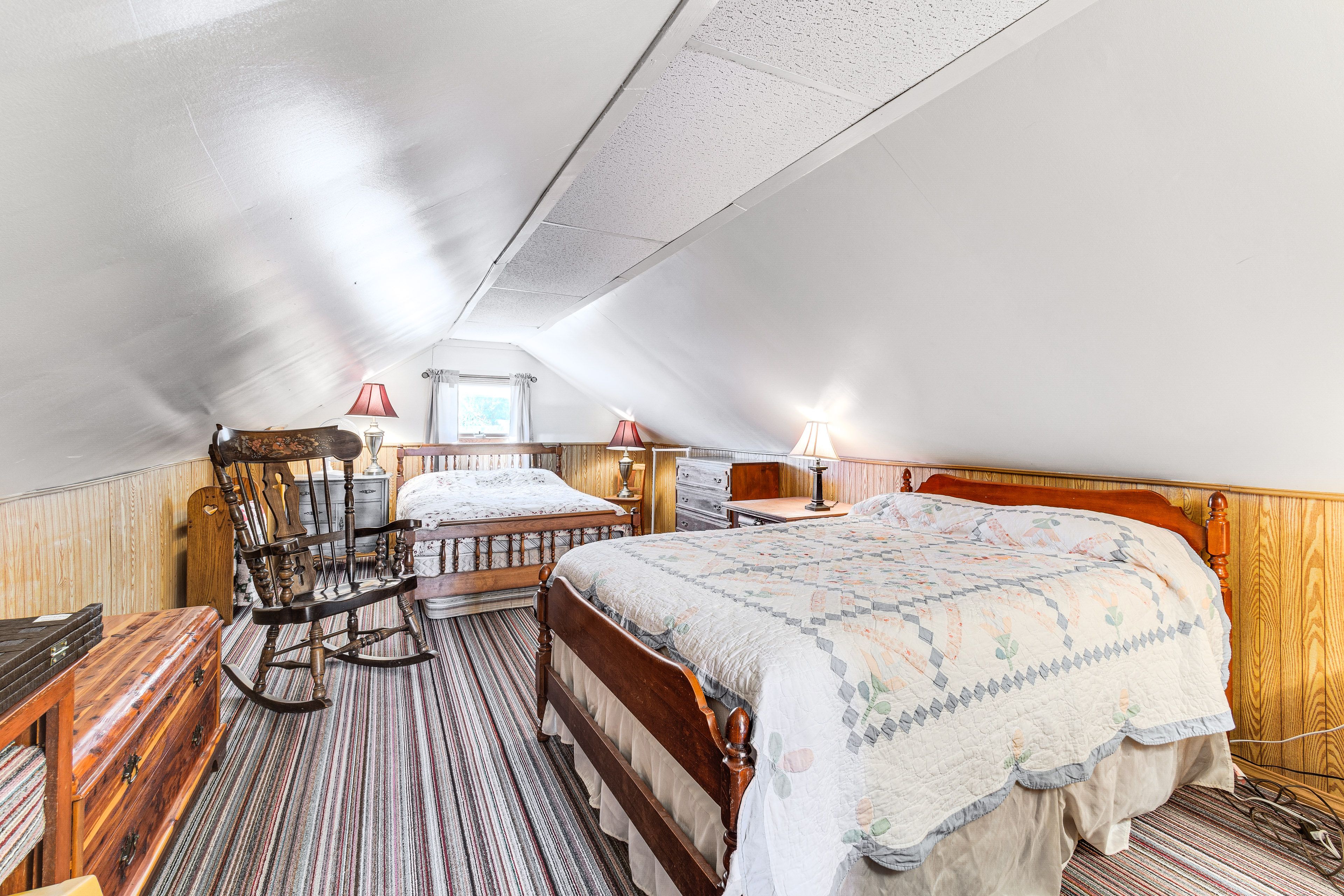 Bedroom 3 (Loft) | 2 Full Beds | 2 Twin Beds | 2nd Floor