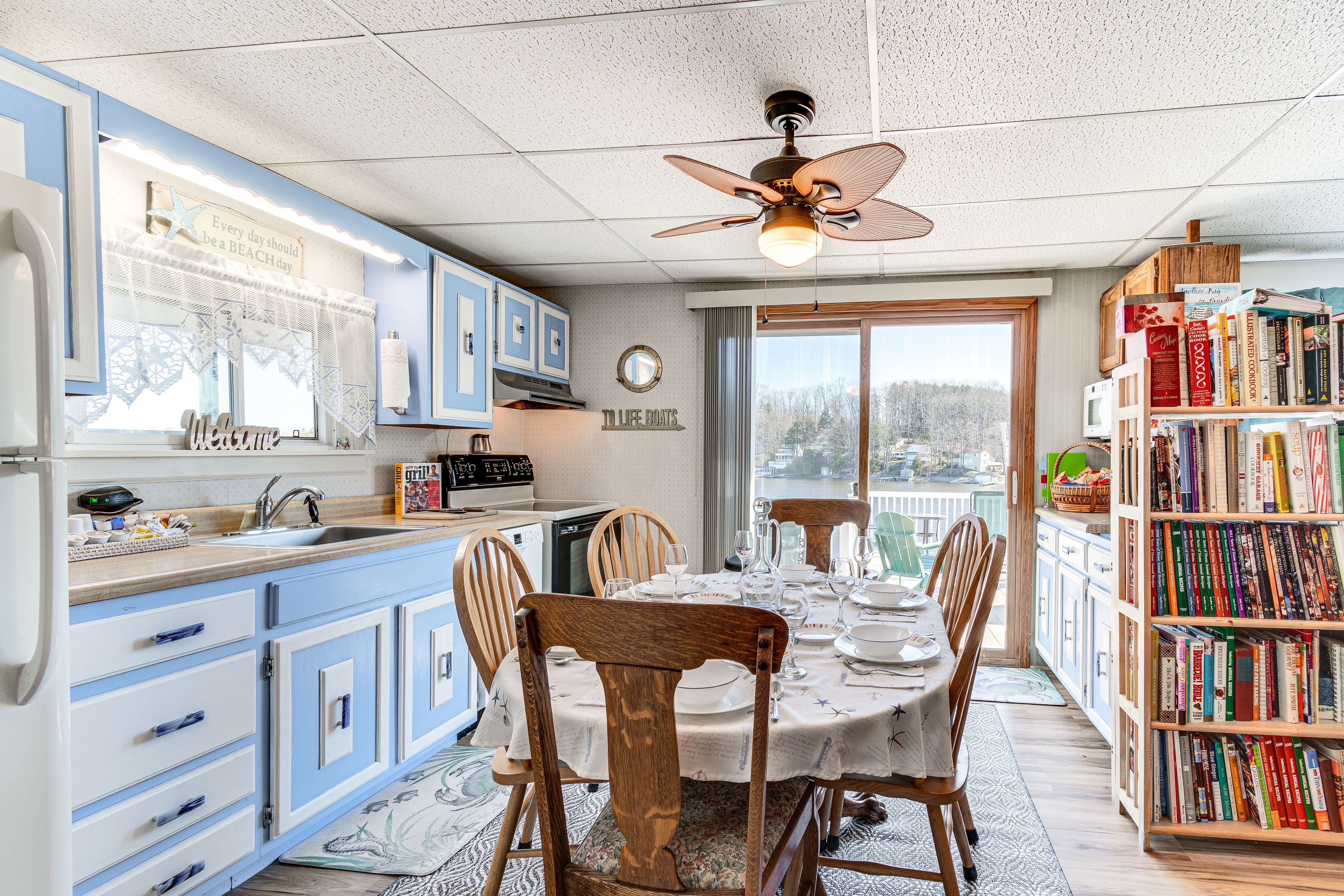 Dining Area & Kitchen | Free WiFi | 2-Story Property
