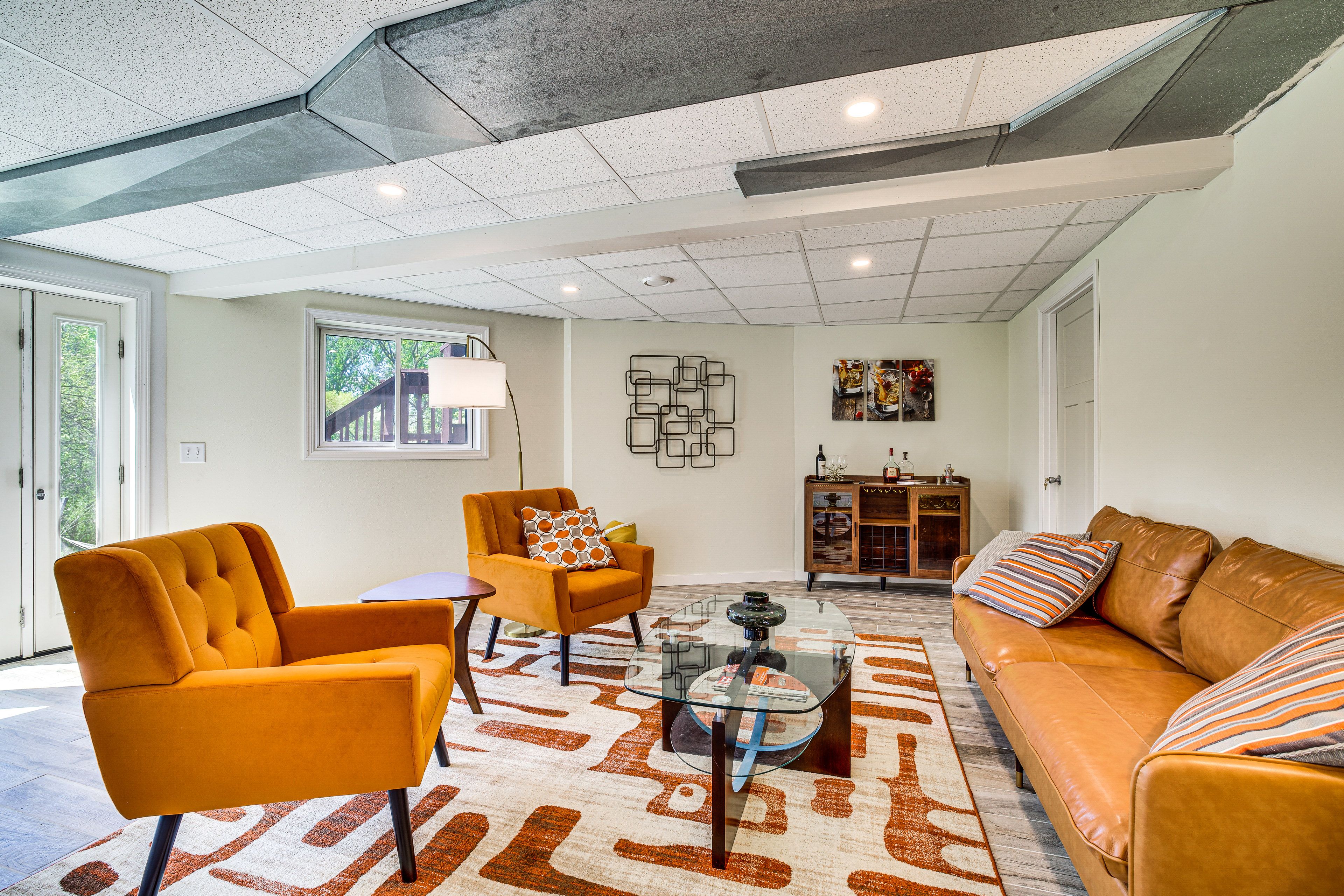 Living Area | Queen Sleeper Sofa | Smart TV