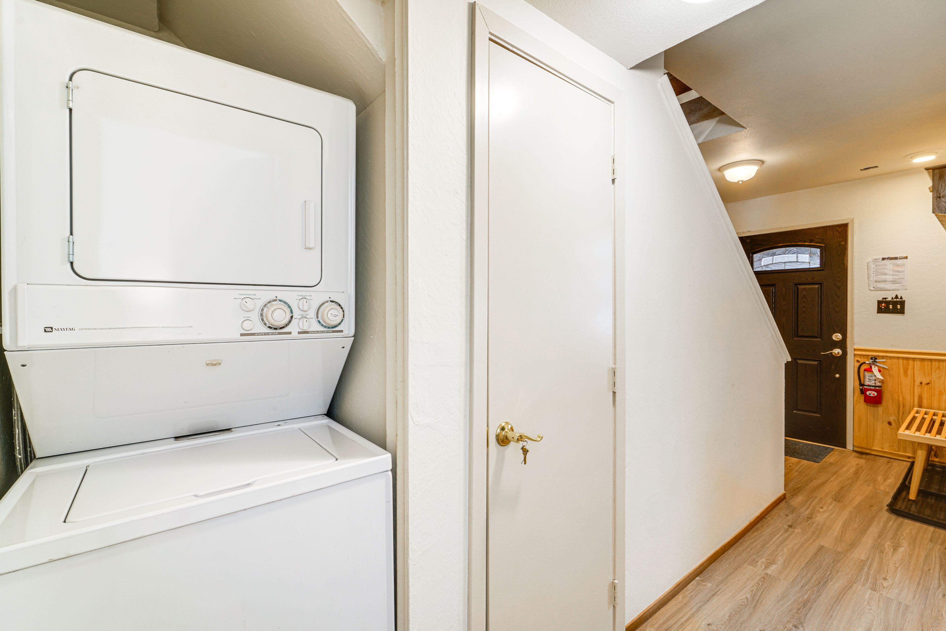 Laundry Area | Washer & Dryer | Detergent Provided