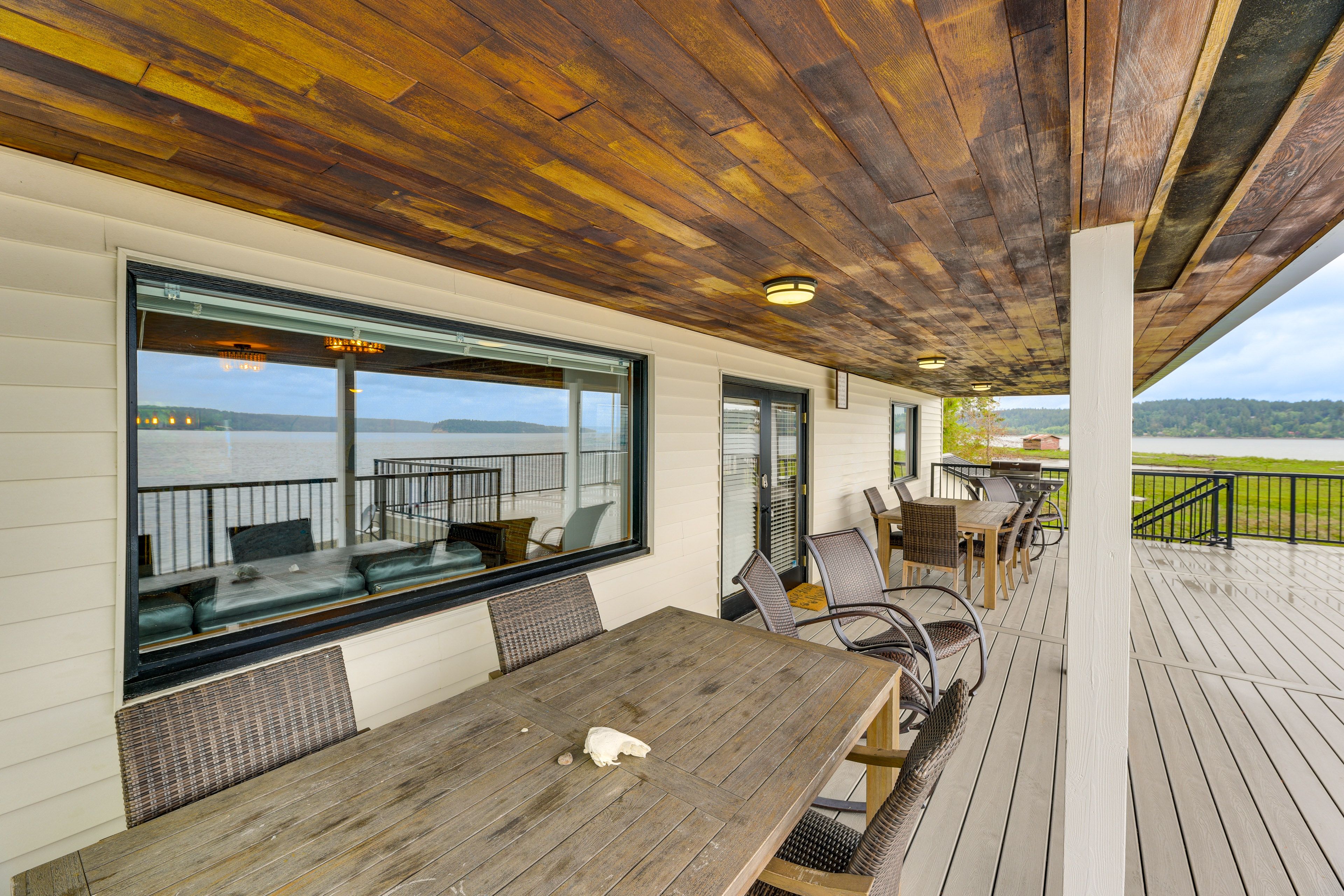 Large Deck | Gas Grill | Dining Area | Puget Sound & Mount Rainier Views