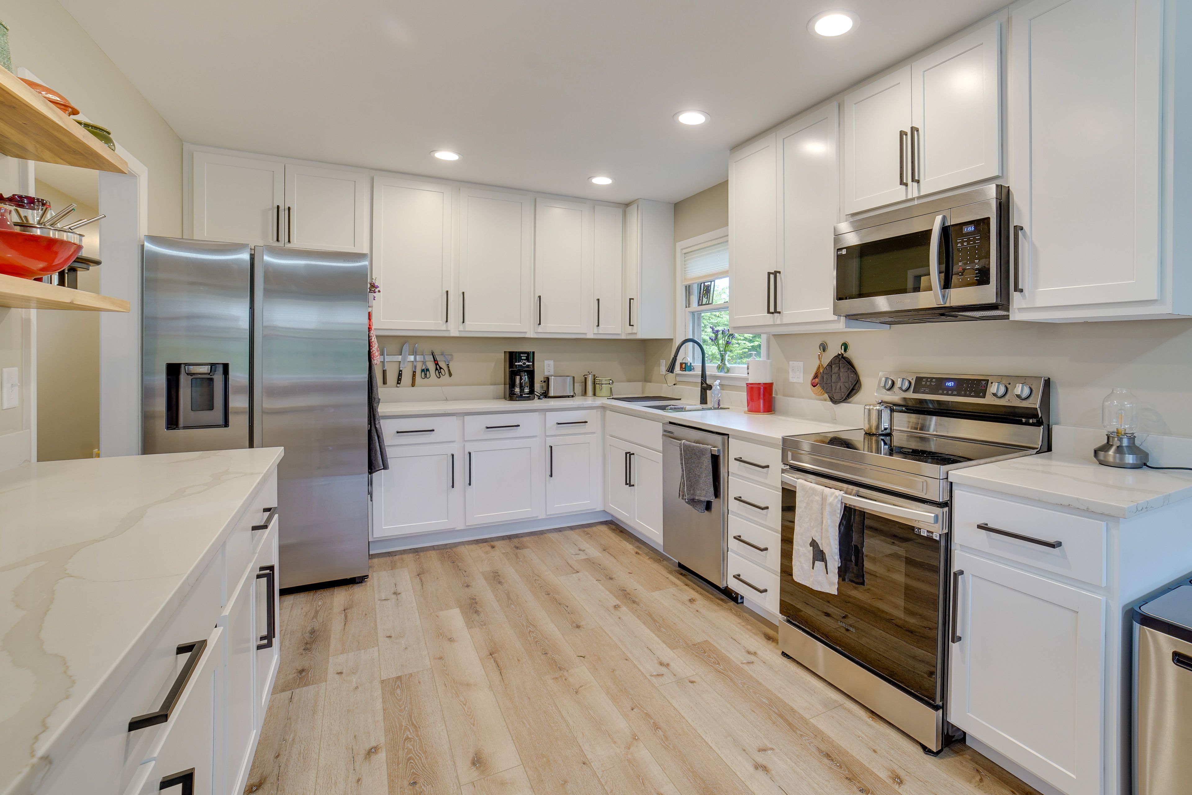 Kitchen | 2-Story Home | Free WiFi | Central Air Conditioning/Heat