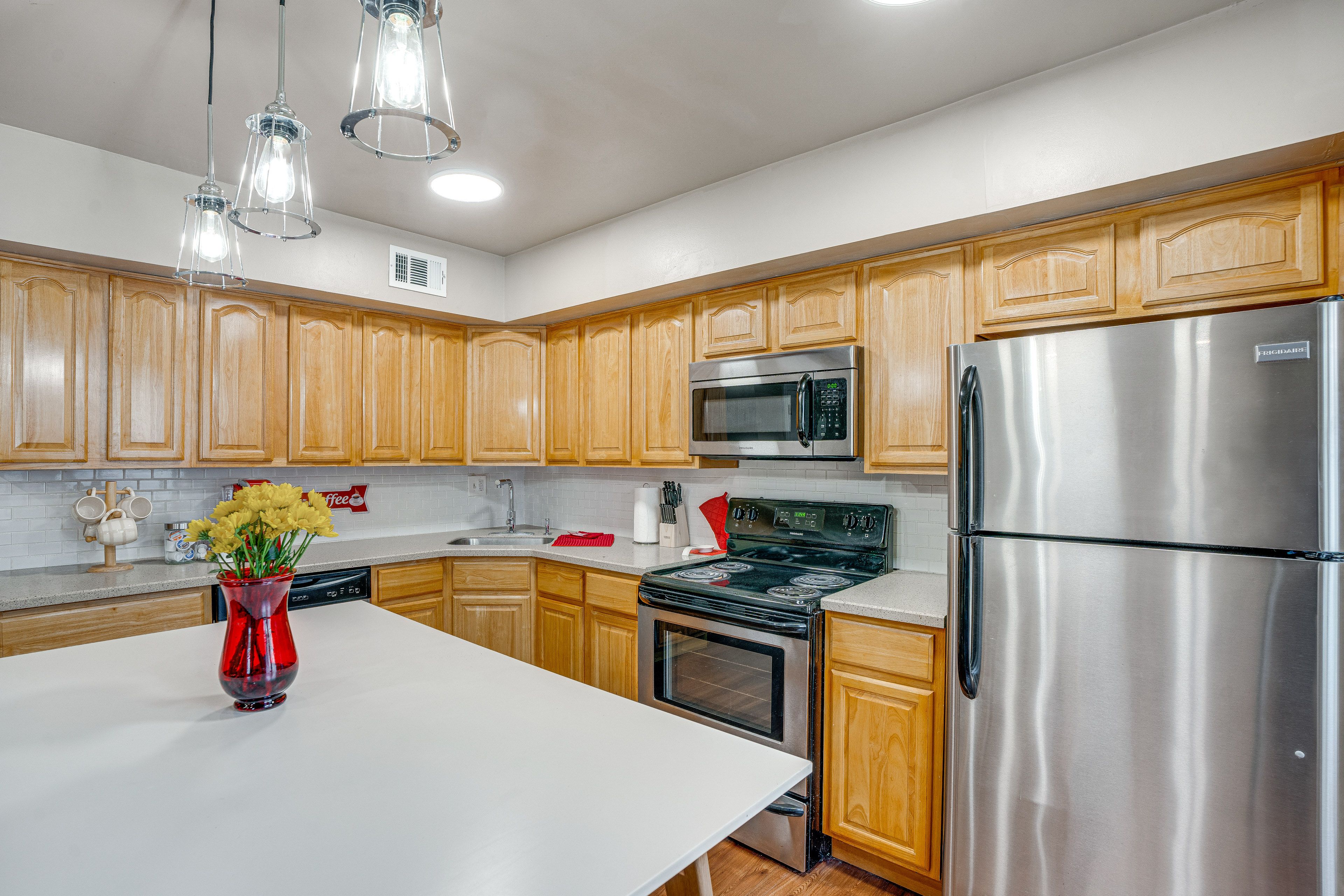 Kitchen | 1st Floor | Keurig Coffee Maker | Blender | Air Fryer | Cooking Basics