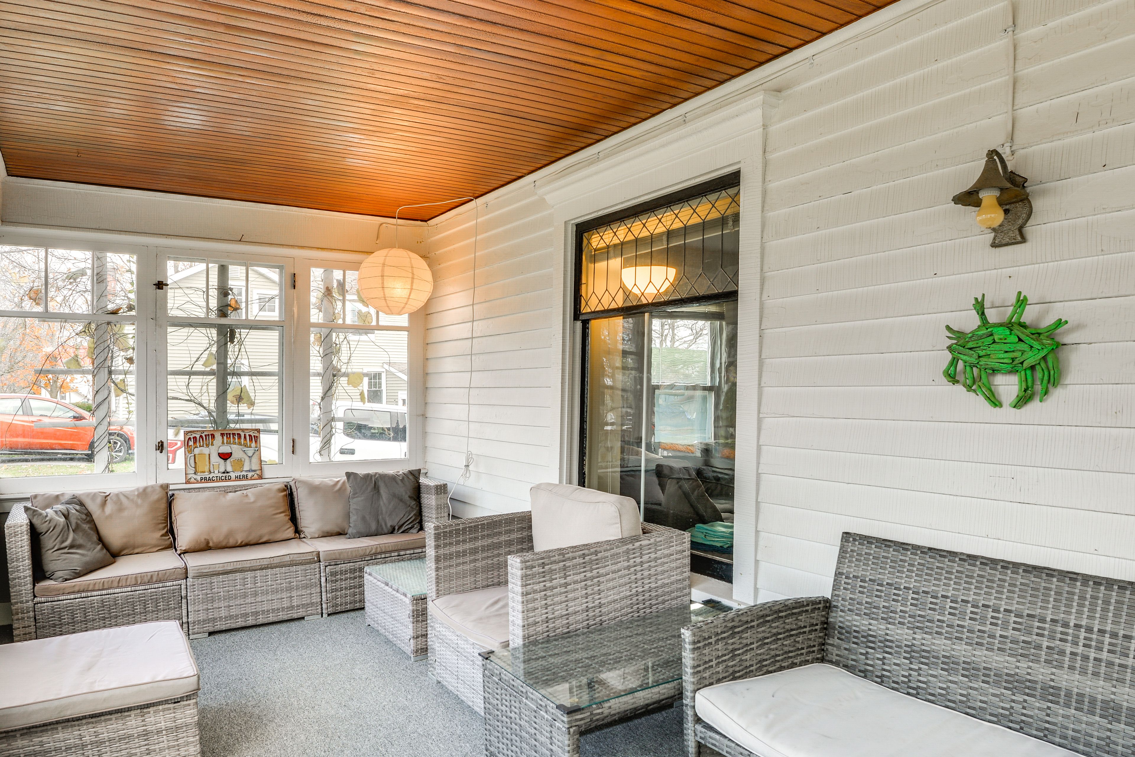Apartment Exterior | Screened Porch