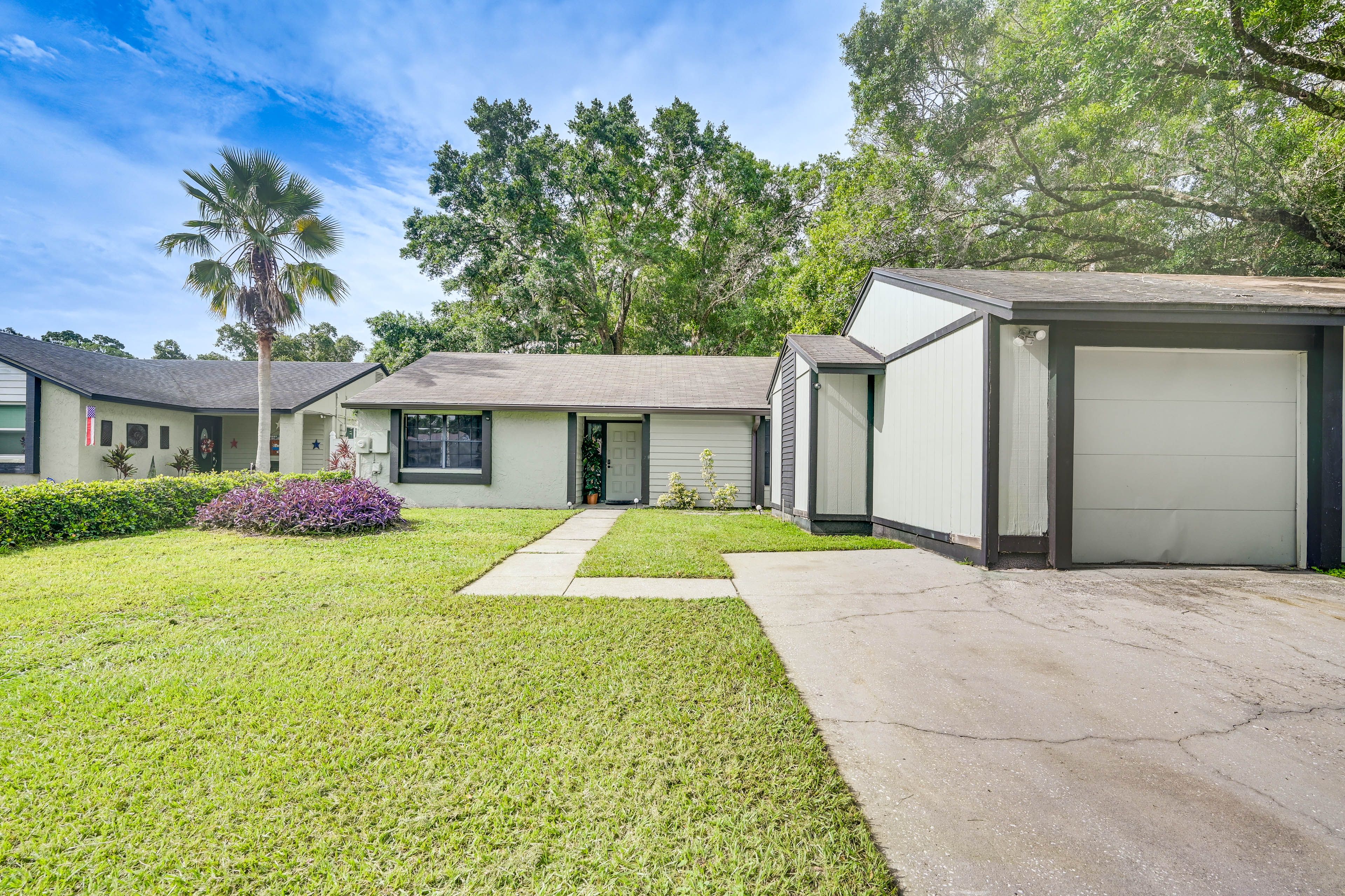 House Exterior | Single-Story Home | Driveway (4 Vehicles) | Street Parking