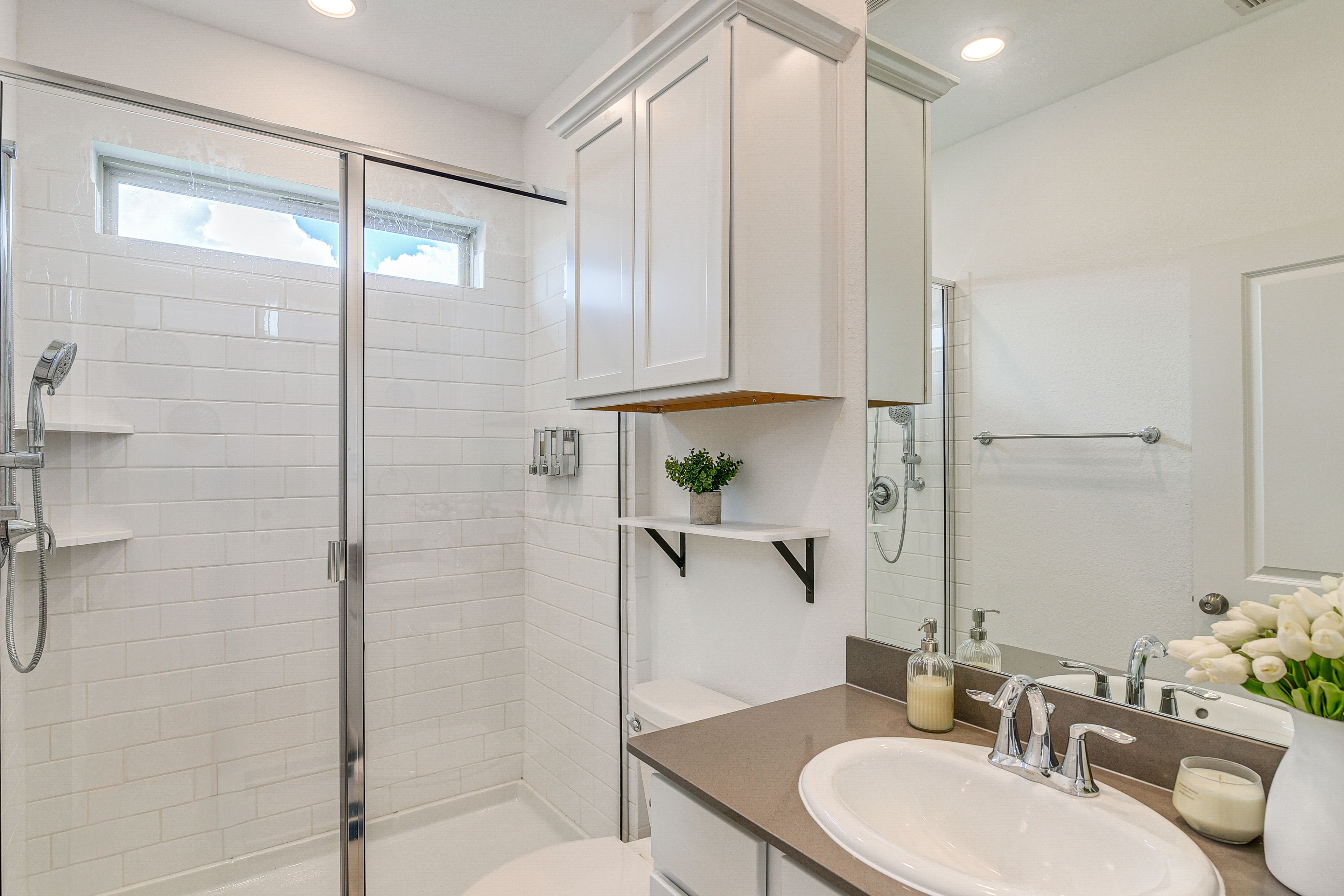 Bathroom | Walk-In Shower | Complimentary Toiletries | Towels Provided