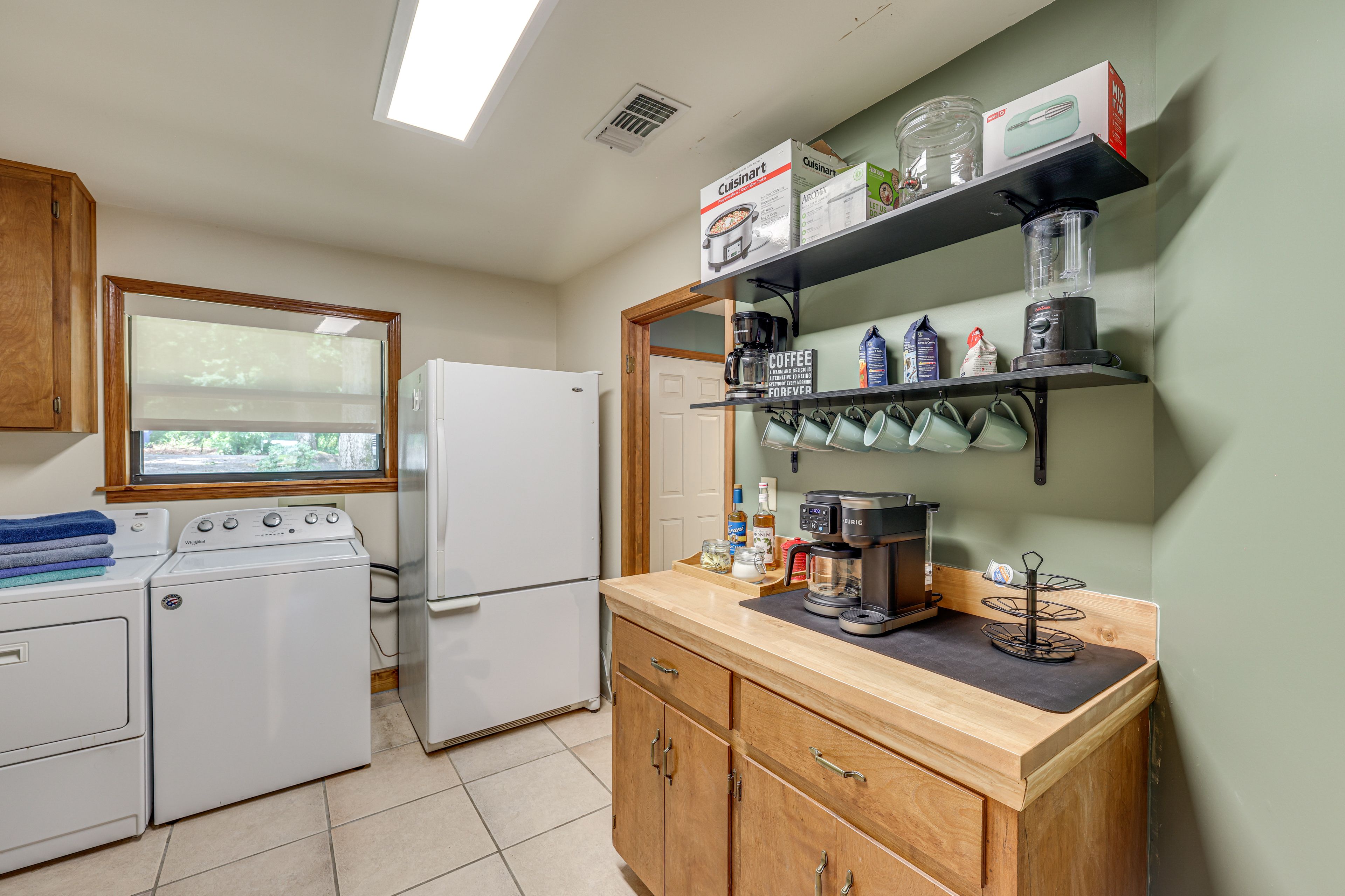 Laundry Room | 1st Floor | Coffee Bar