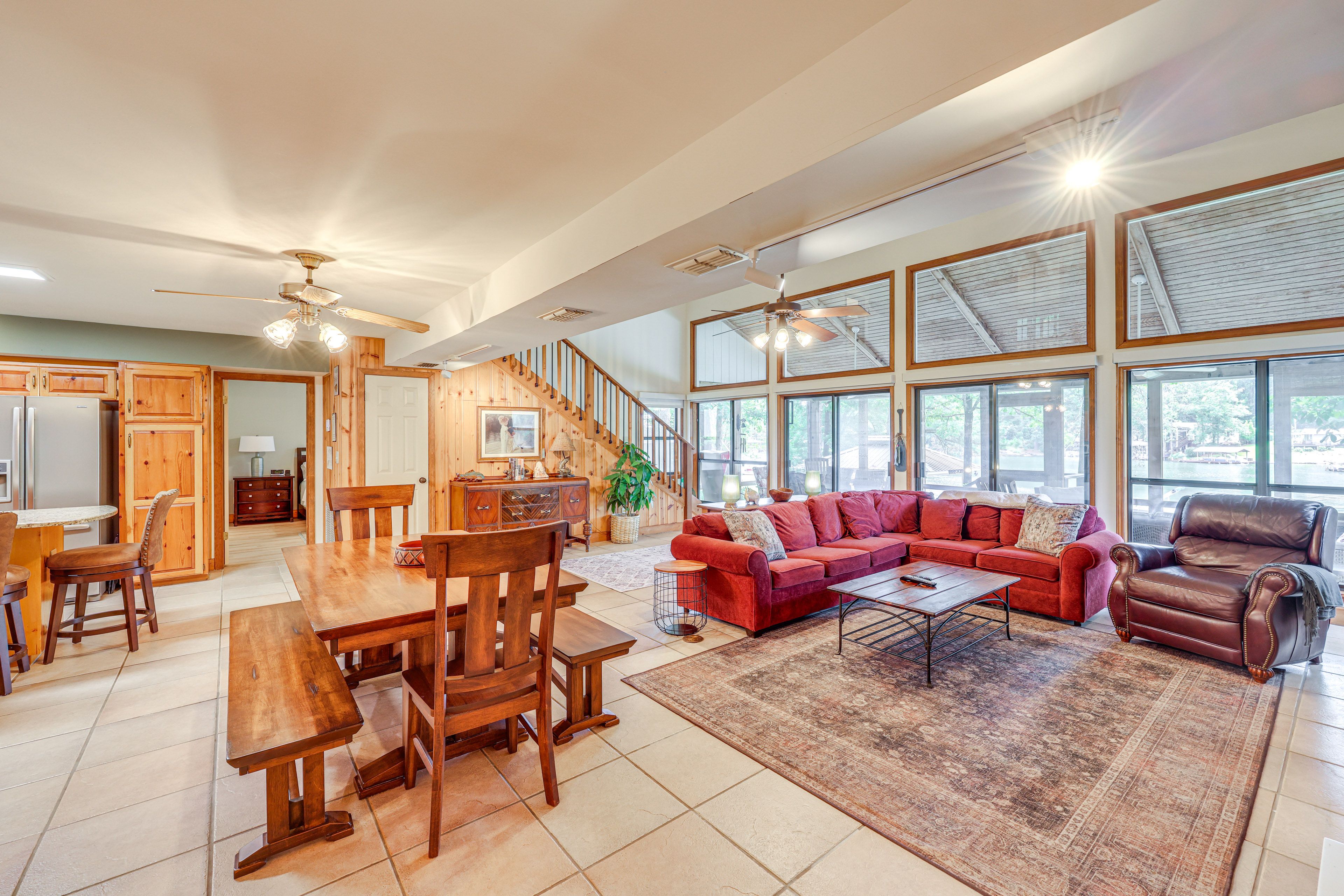Property Interior | 2-Story Home | Central A/C & Heating