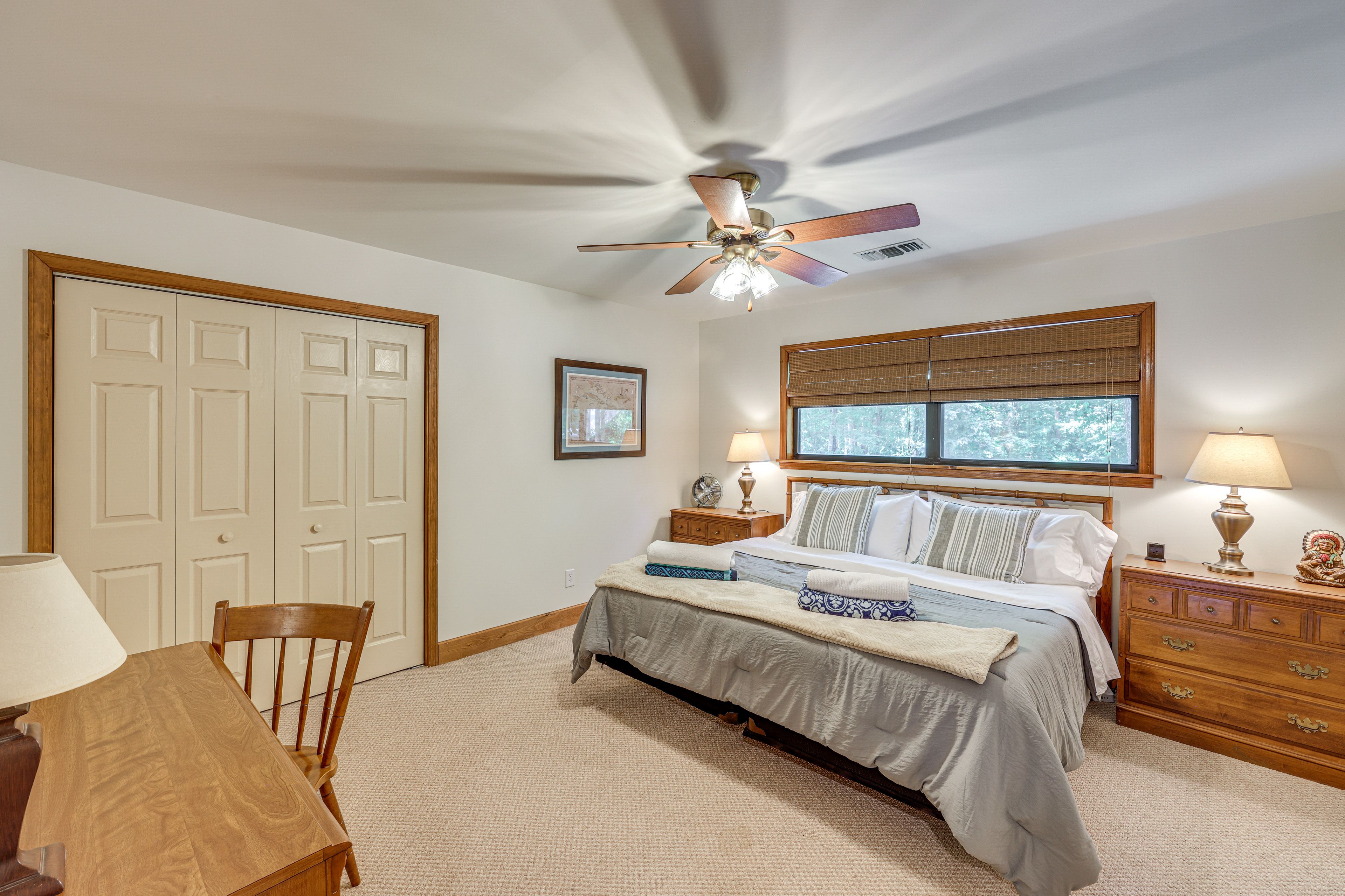 Bedroom 3 | 2nd Floor | King Bed | Laptop-Friendly Workspace