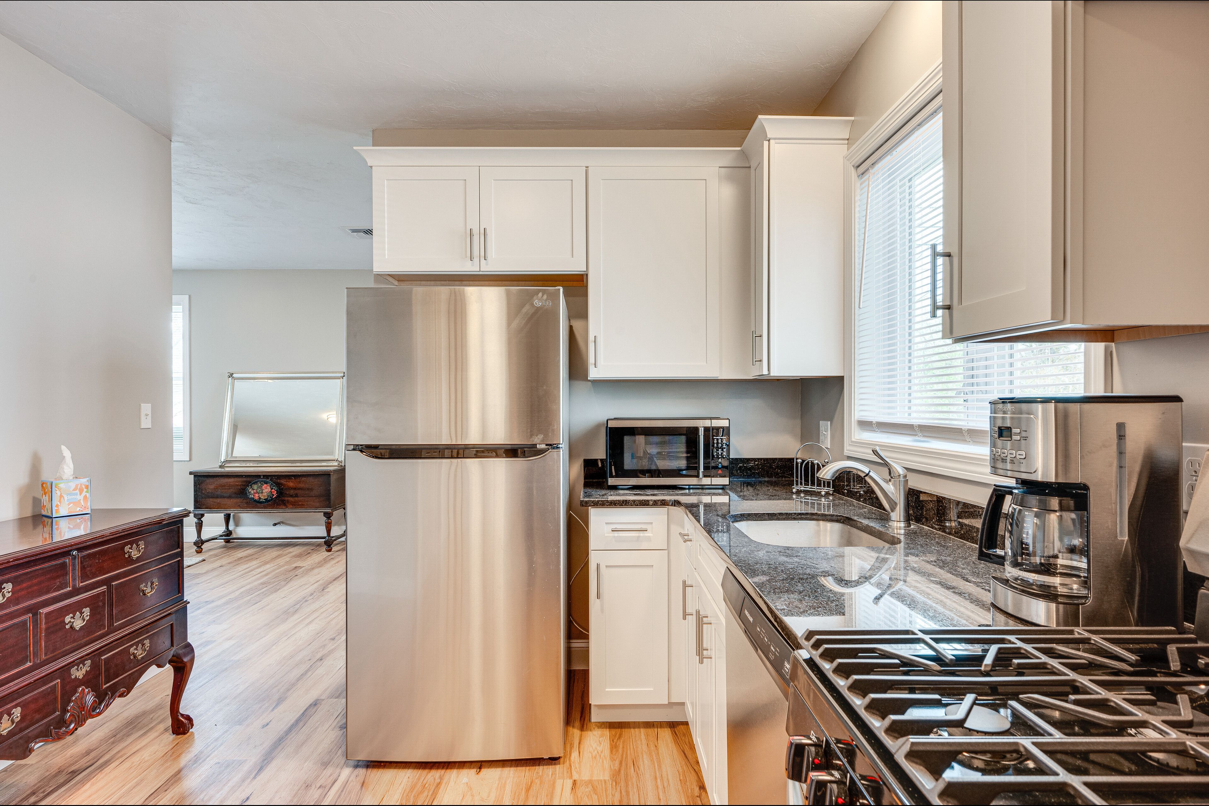 Kitchen | 1st Floor | Drip Coffee Maker | Microwave | Toaster