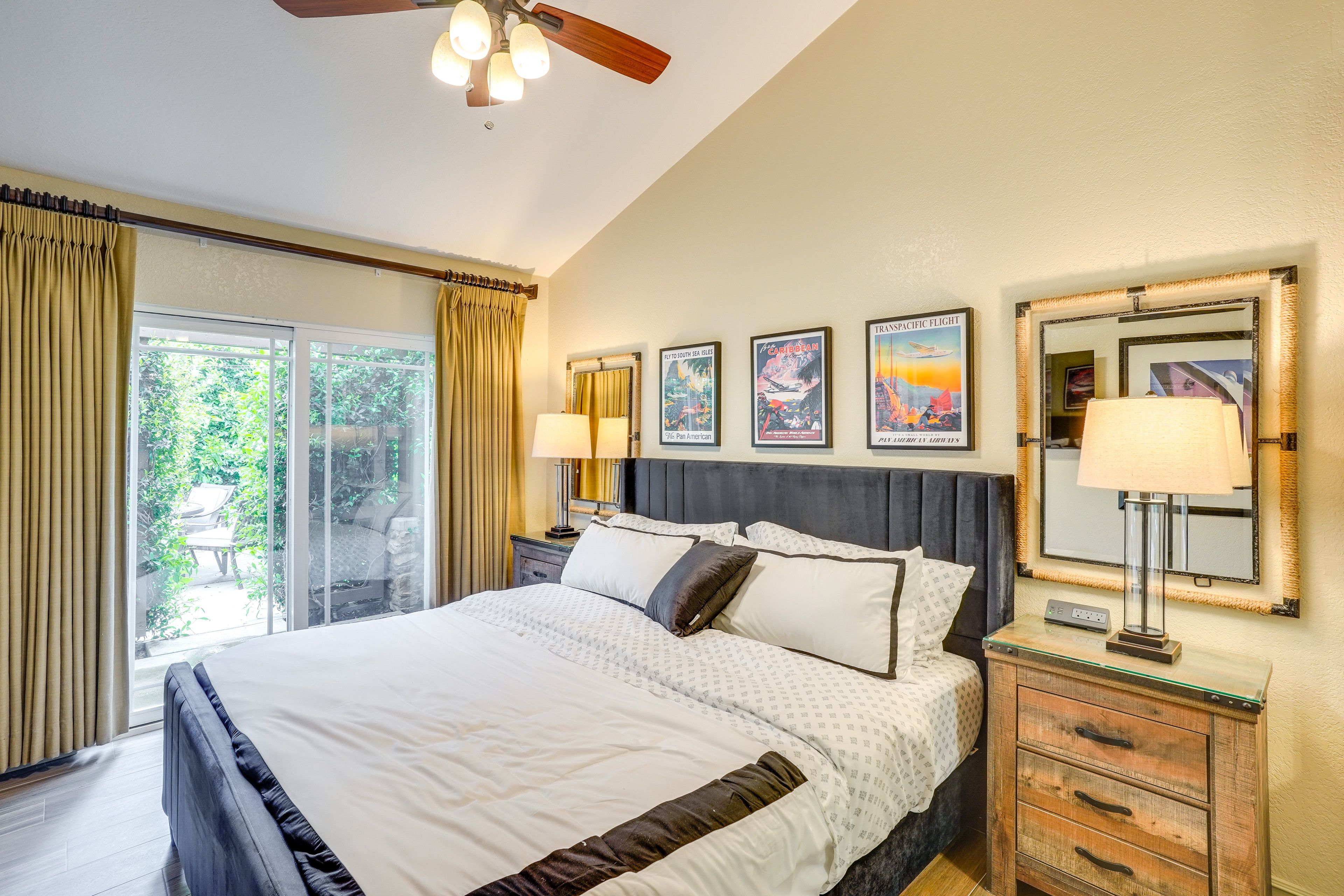 Bedroom 1 | California King Bed | Patio Access