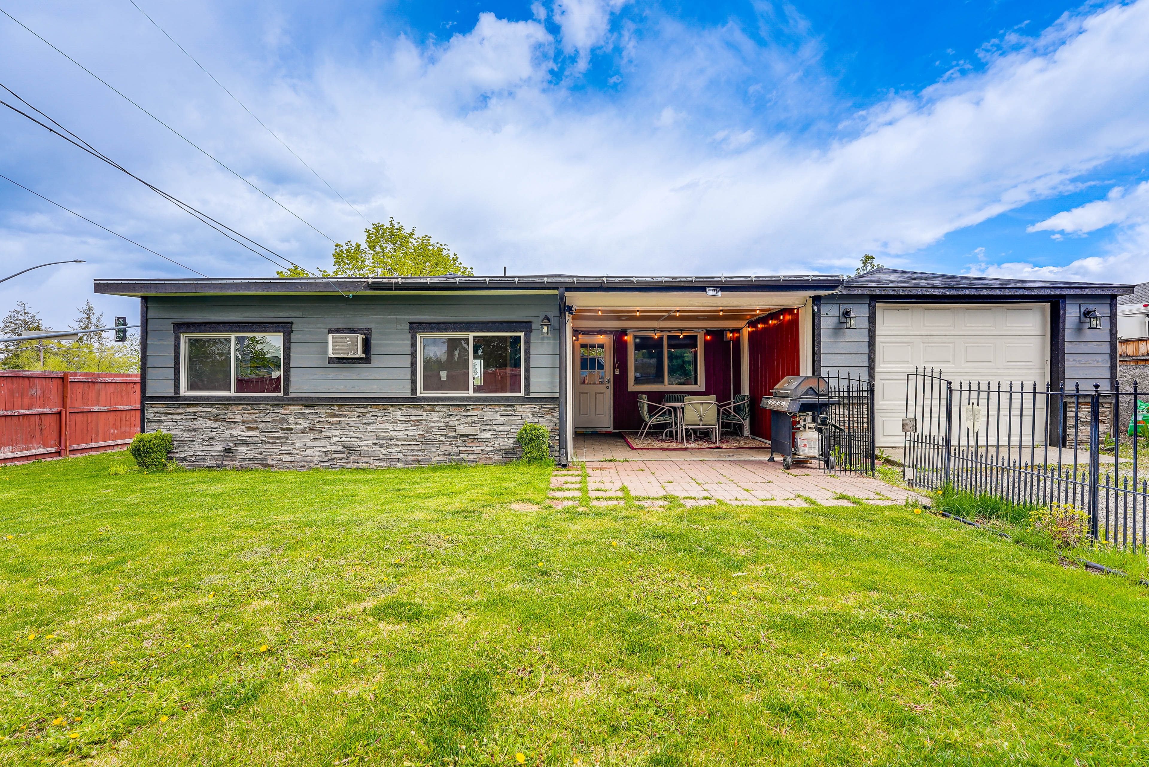 House Exterior | Fenced Backyard