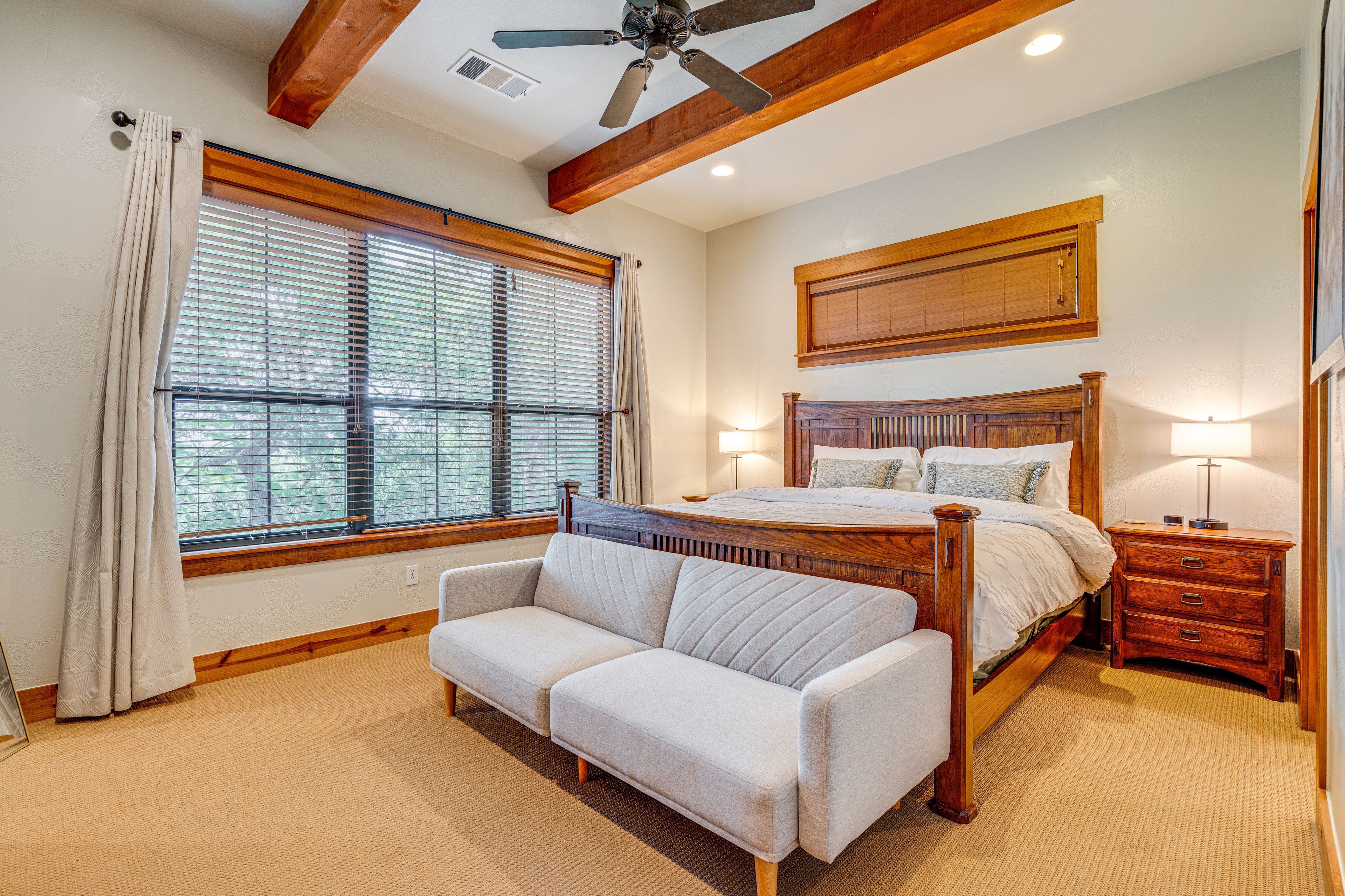 Bedroom 1 | King Bed | Smart TV | Linens Provided