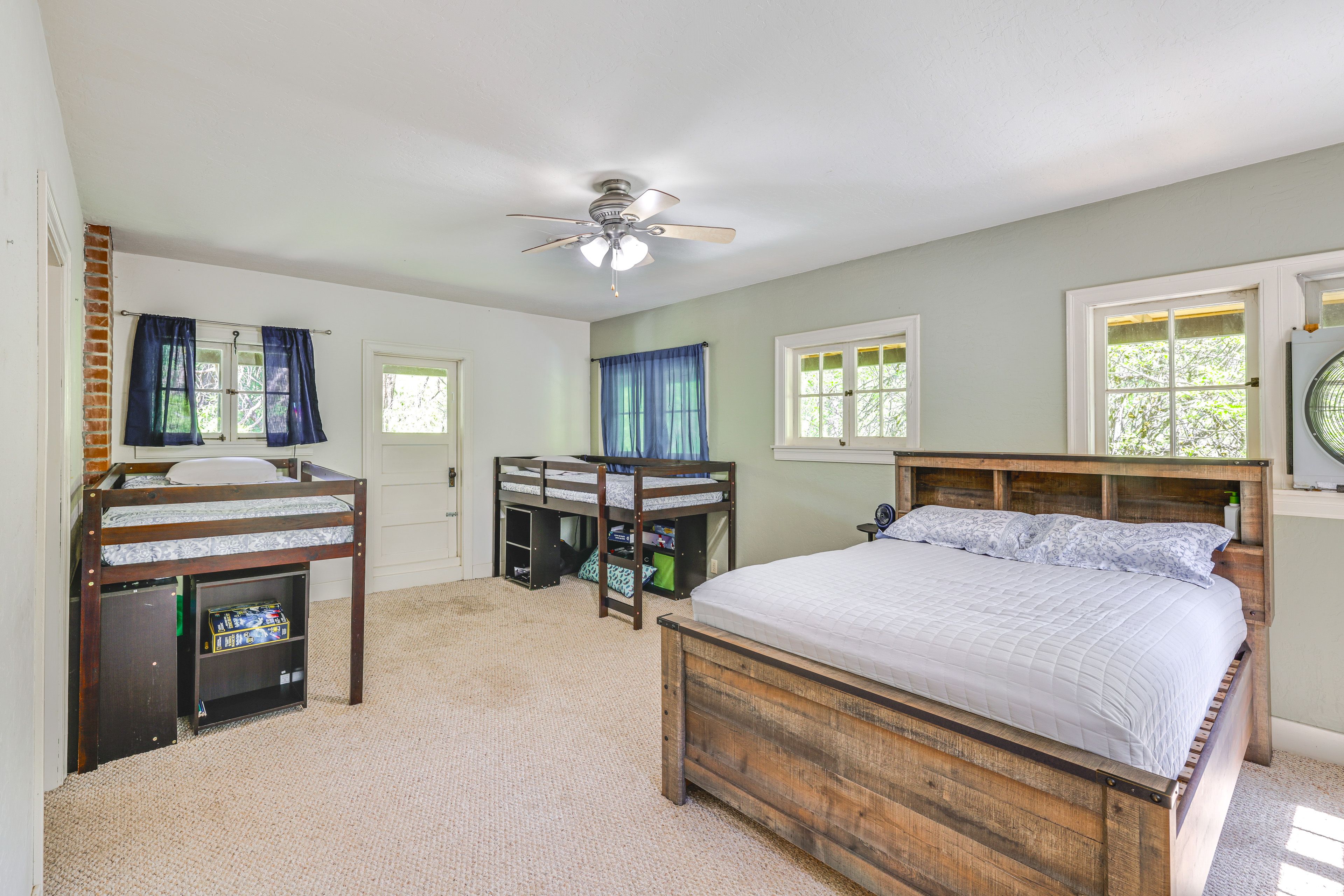 Bedroom 3 | 2nd Floor | Full Bed | 2 Lofted Twin Beds