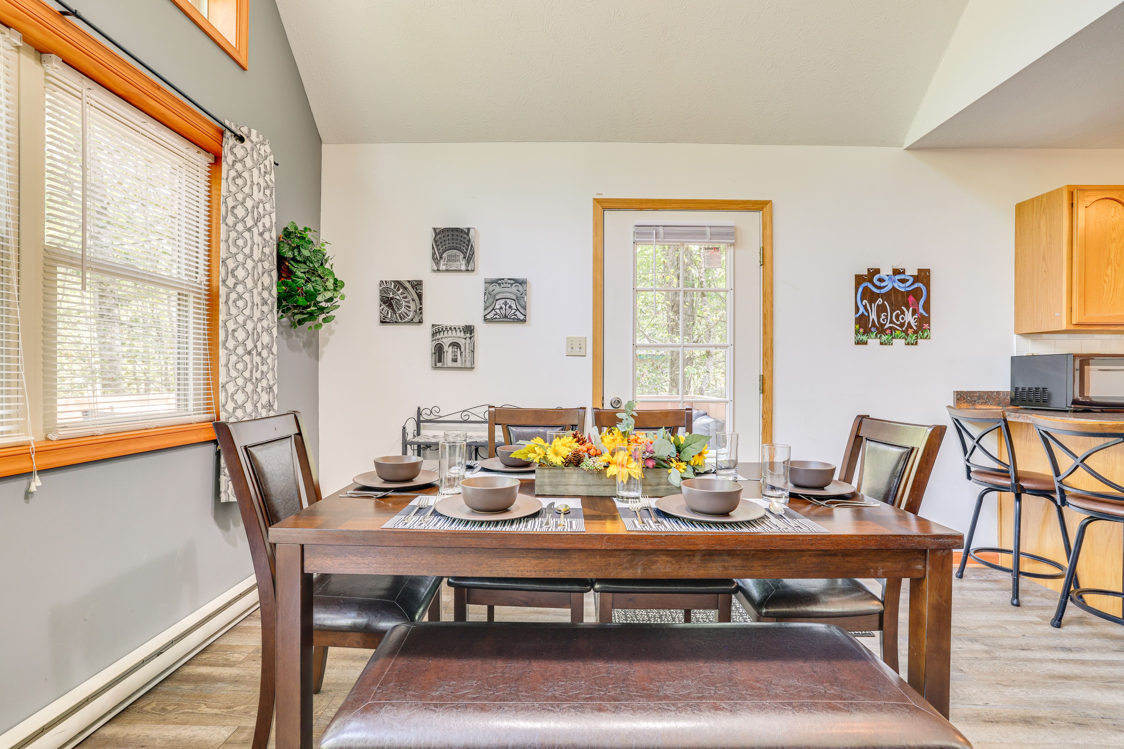 Dining Area | Dishware/Flatware | Mini Split A/C & Heating Units | 2nd Floor