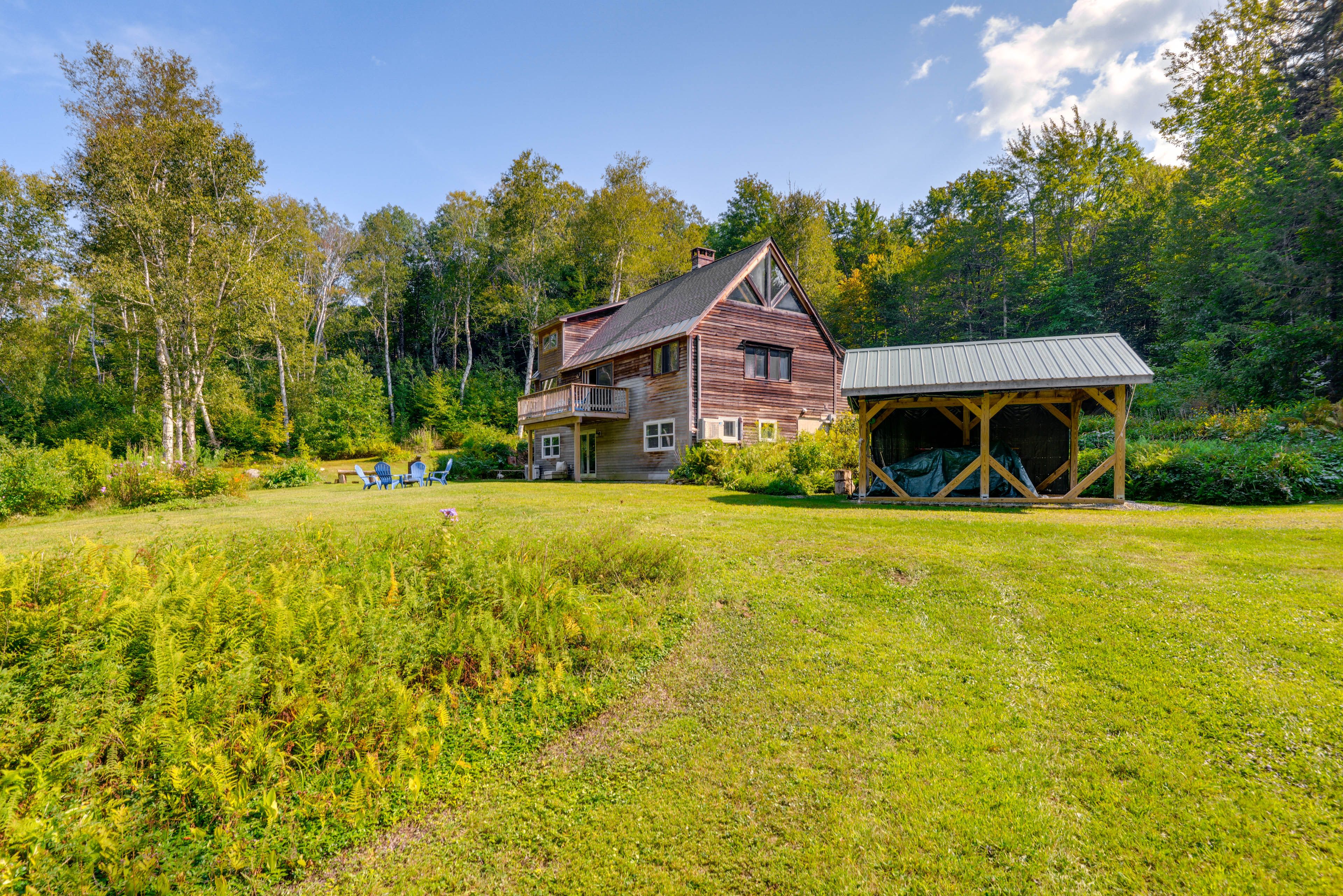 Townshend Vacation Rental | 4BR | 2BA | 2,400 Sq Ft | Steps Required to Enter