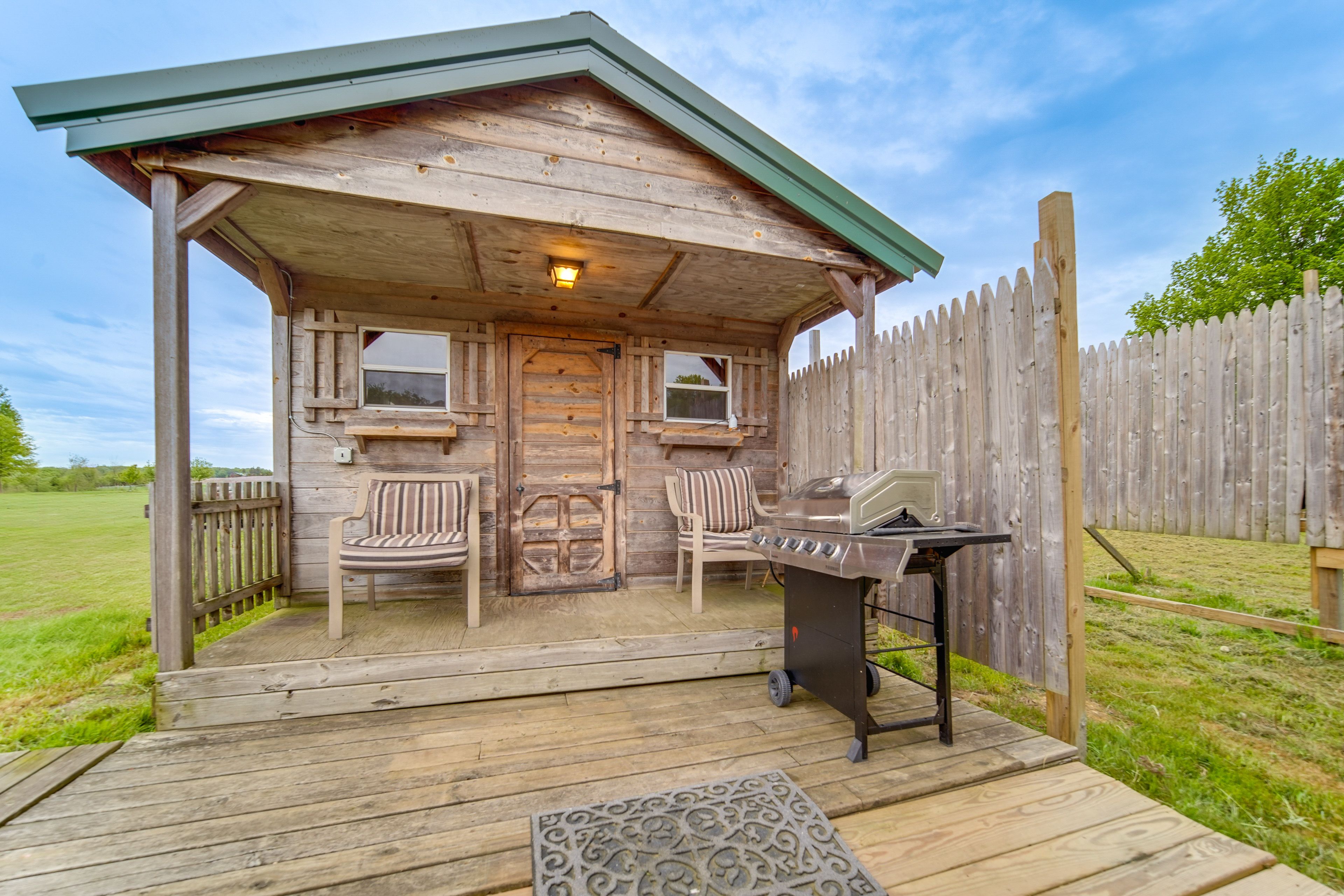 Studio Exterior | Unpaved Driveway (2 Vehicles) | Boat/Trailer Parking Allowed