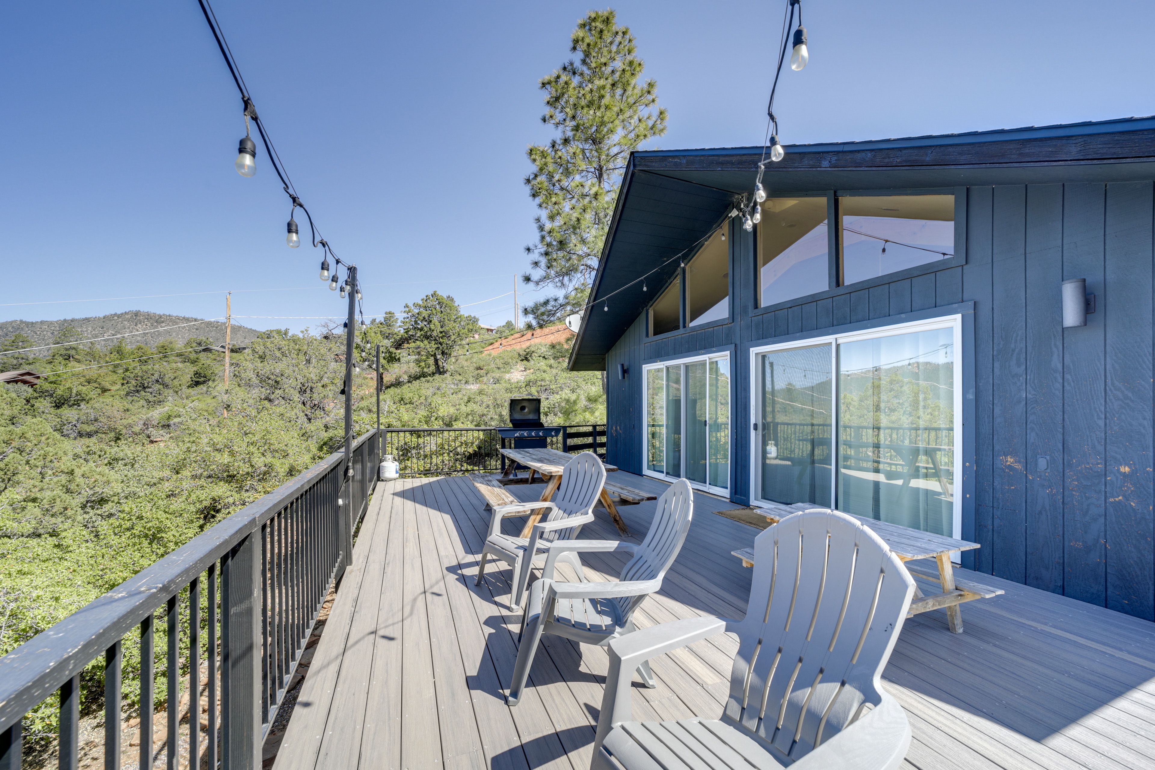 Pine Vacation Rental | 3BR | 2BA | 1,647 Sq Ft | Stairs Required to Enter