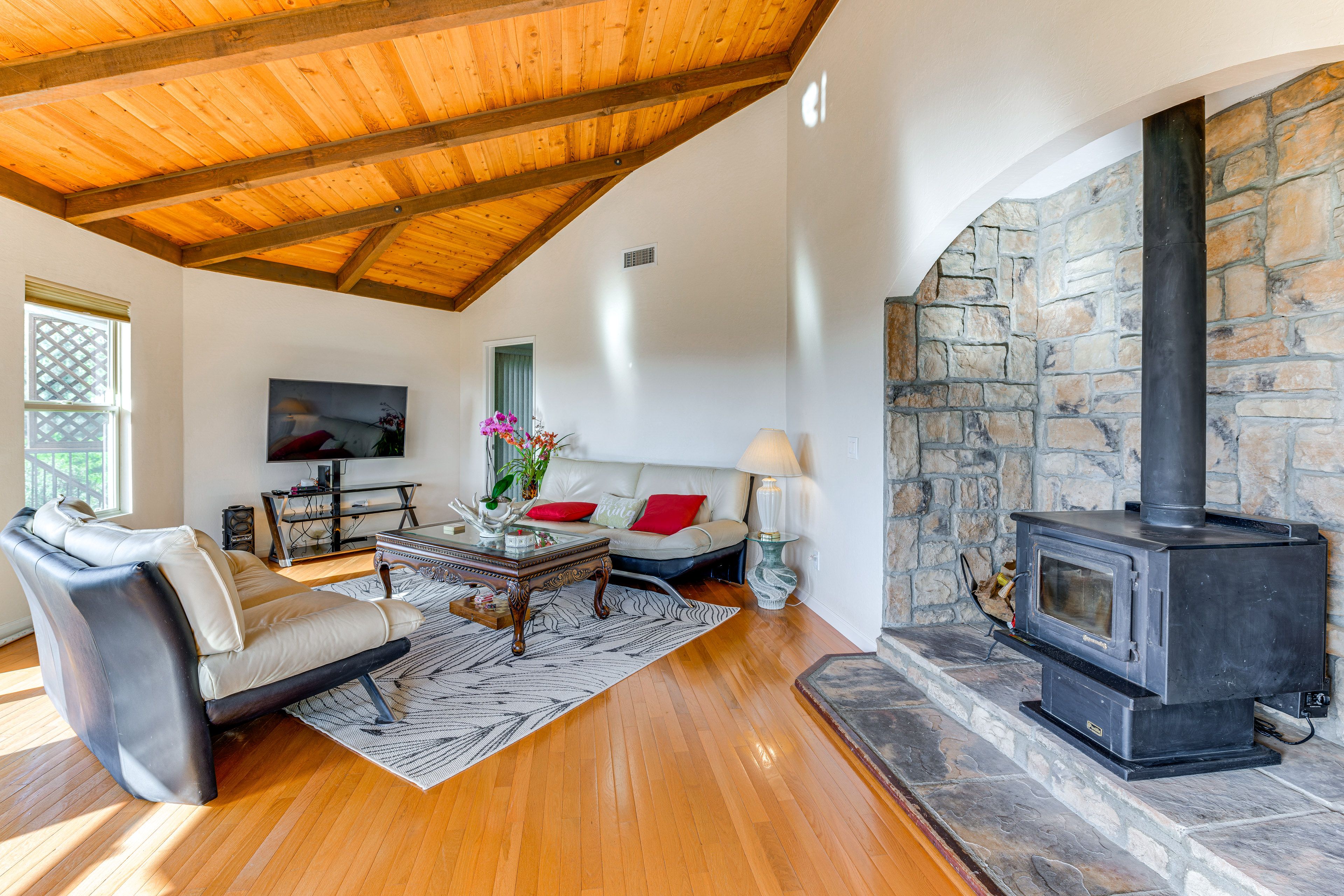 Living Room | Wood-Burning Stove