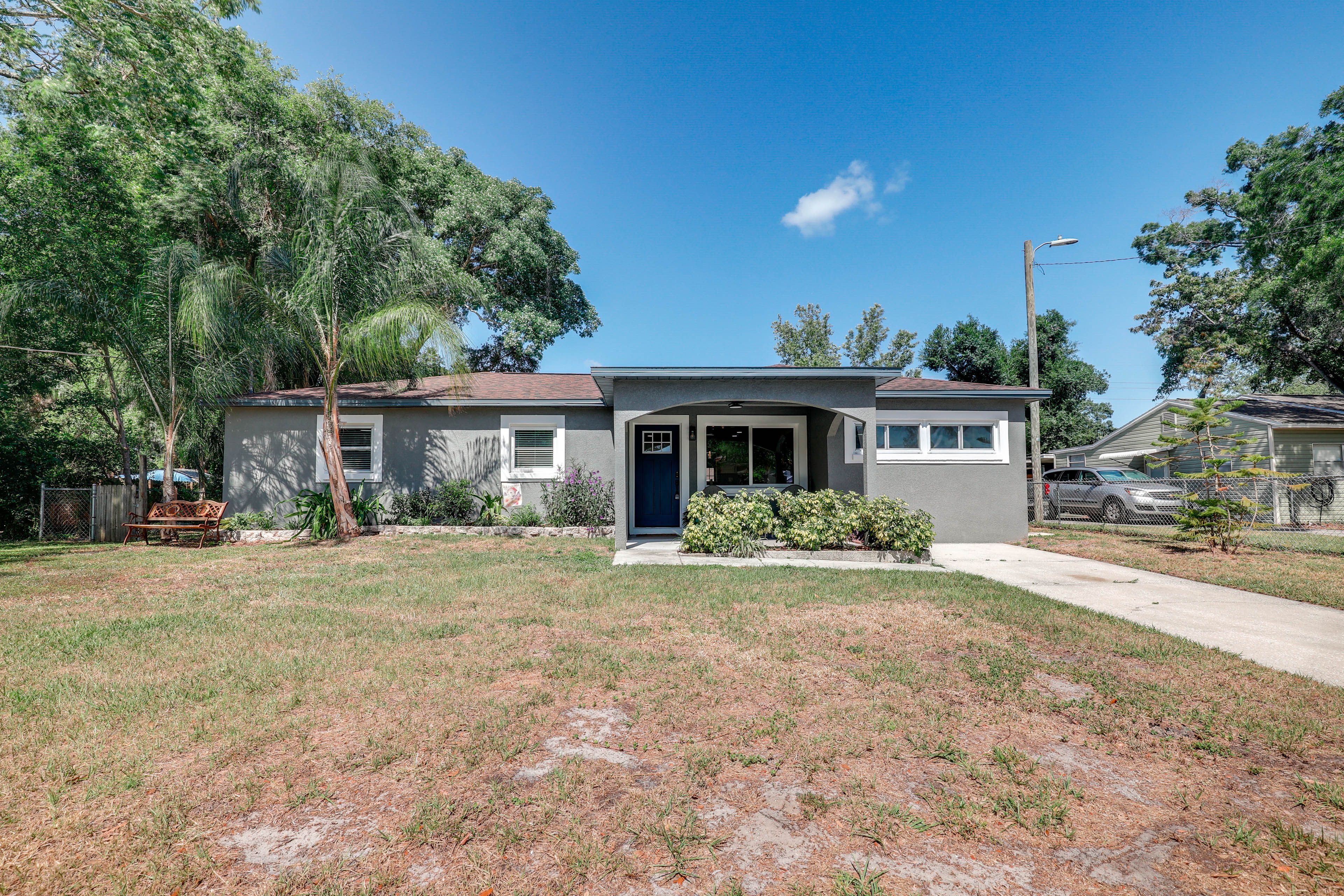 Home Exterior | Keyless Entry | Walk to City of Tampa Park
