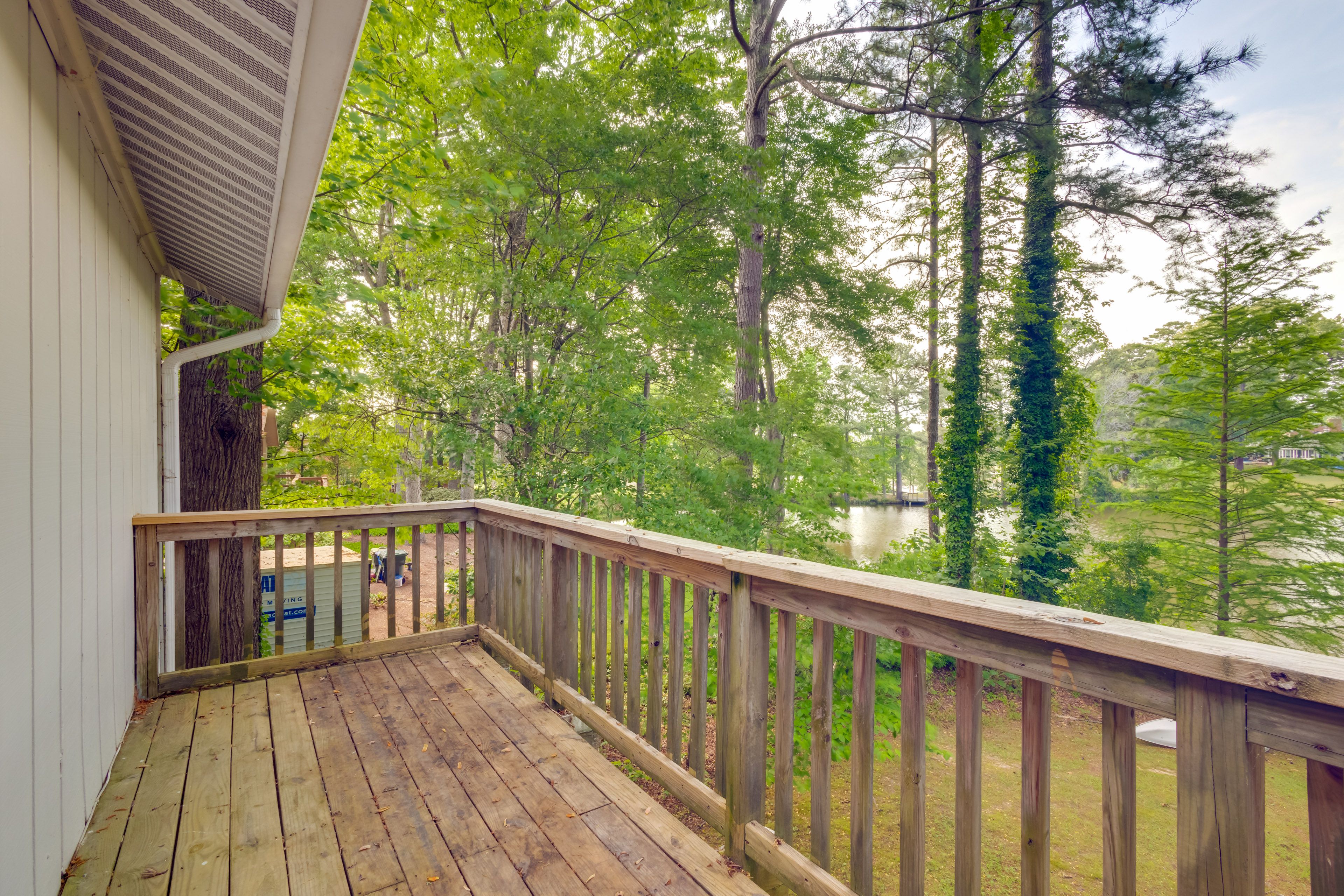 2nd-Floor Deck | Access via Bedroom 1 | Lake View
