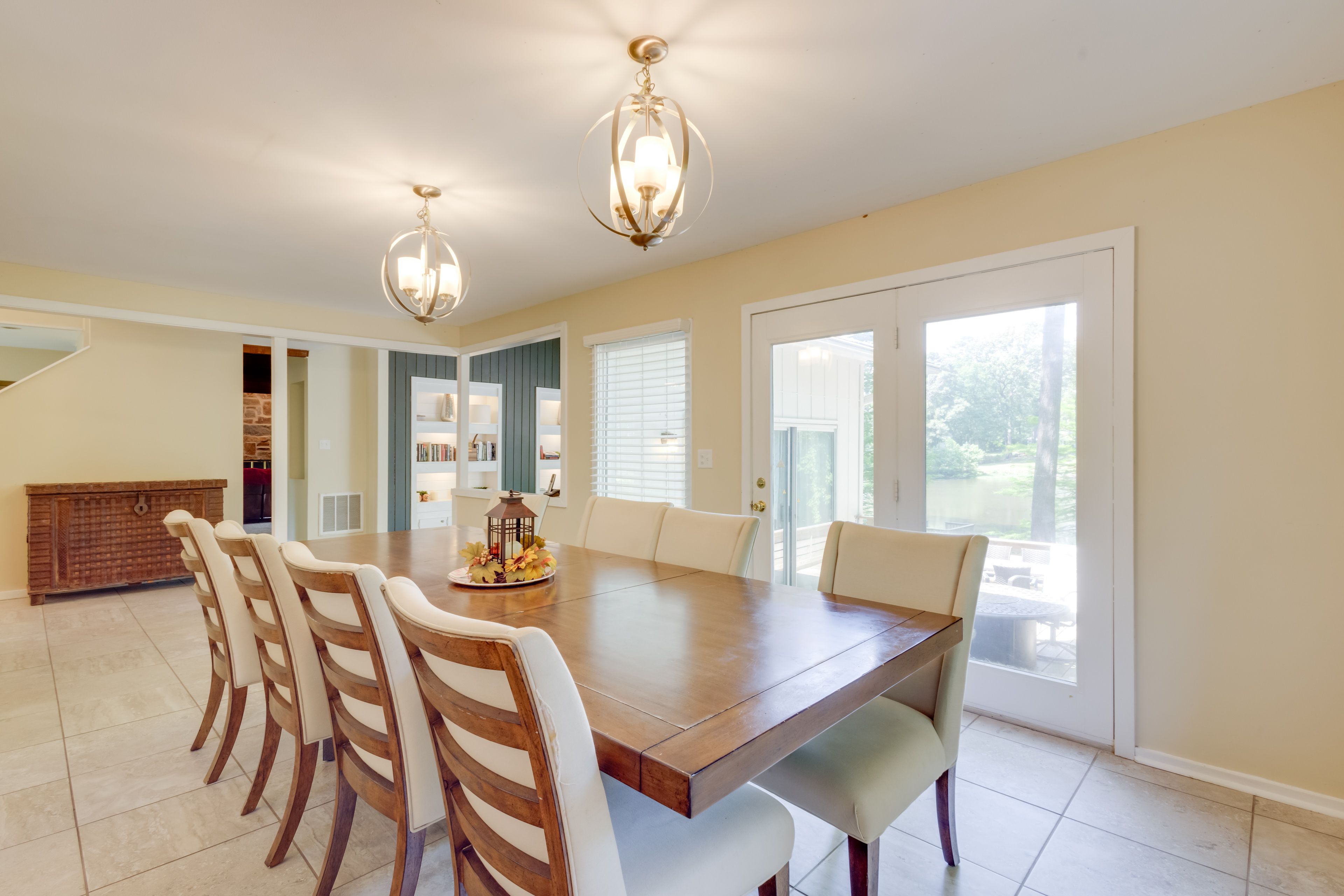 Main Dining Area | 1st Floor | Dishware & Flatware Provided | Deck Access