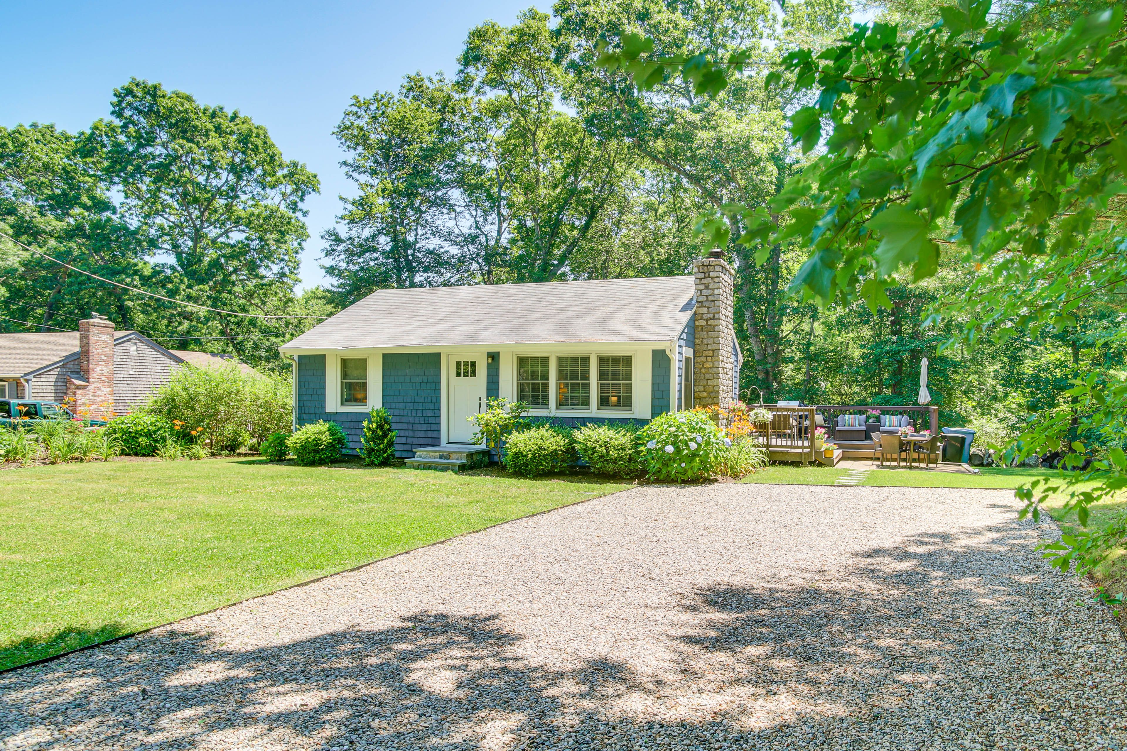 Exterior | Patio | Deck | Gas Grill | Natural Surroundings | Walk to Pond Beach