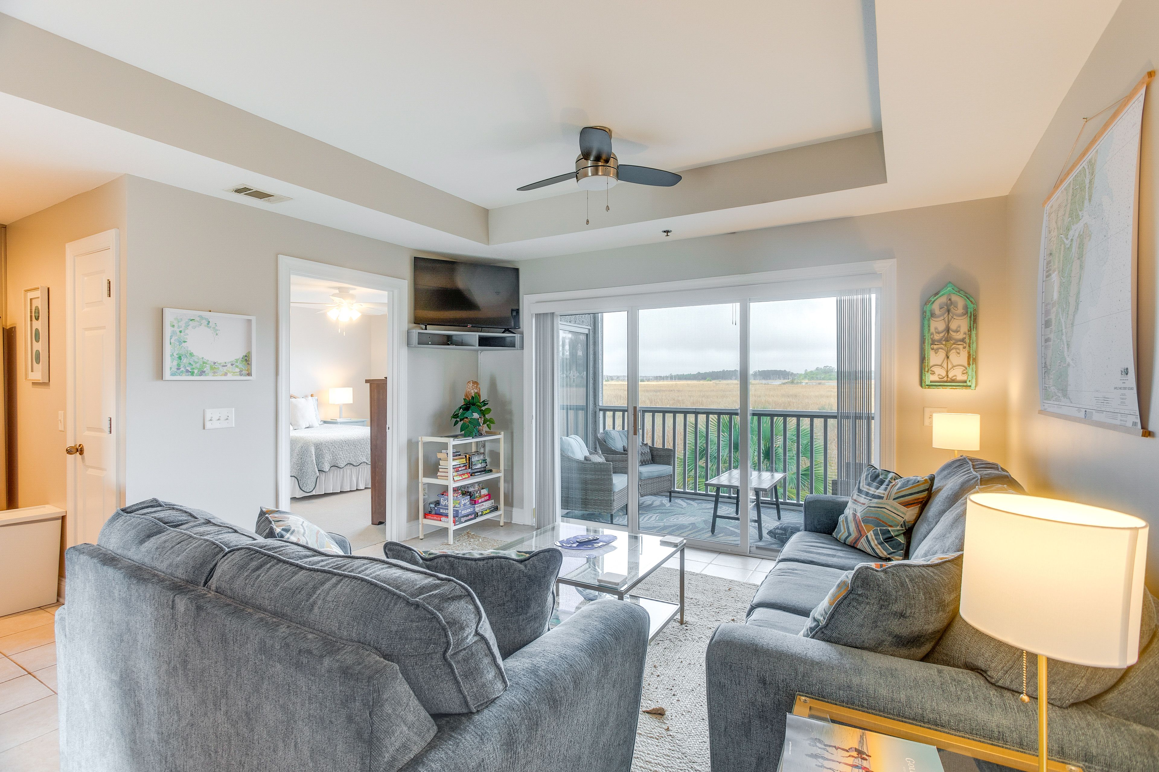 Darien Vacation Rental | 3BR | 3BA | 1,460 Sq Ft | Step-Free Entry