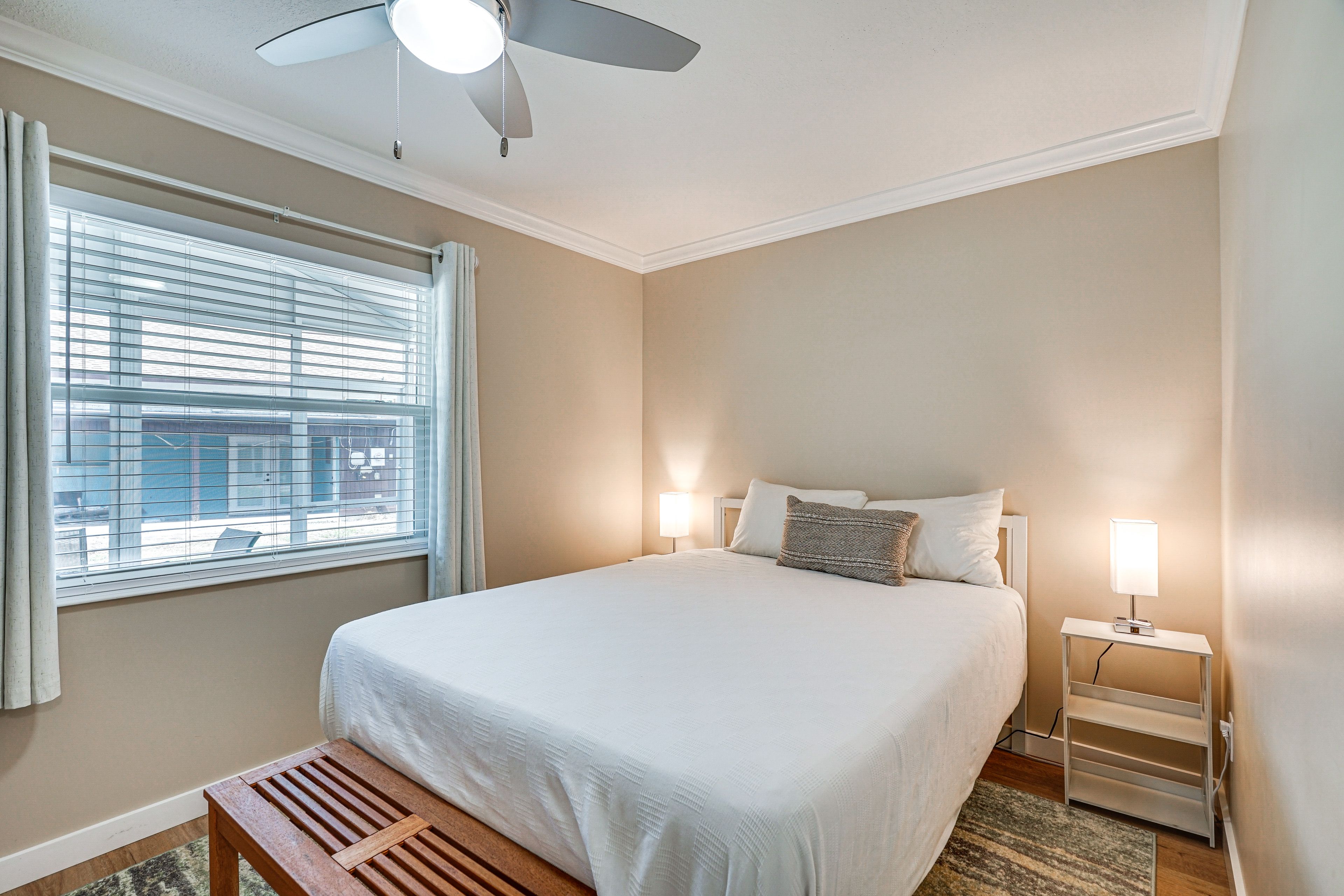 Bedroom 2 | Queen Bed | Central Heating & A/C