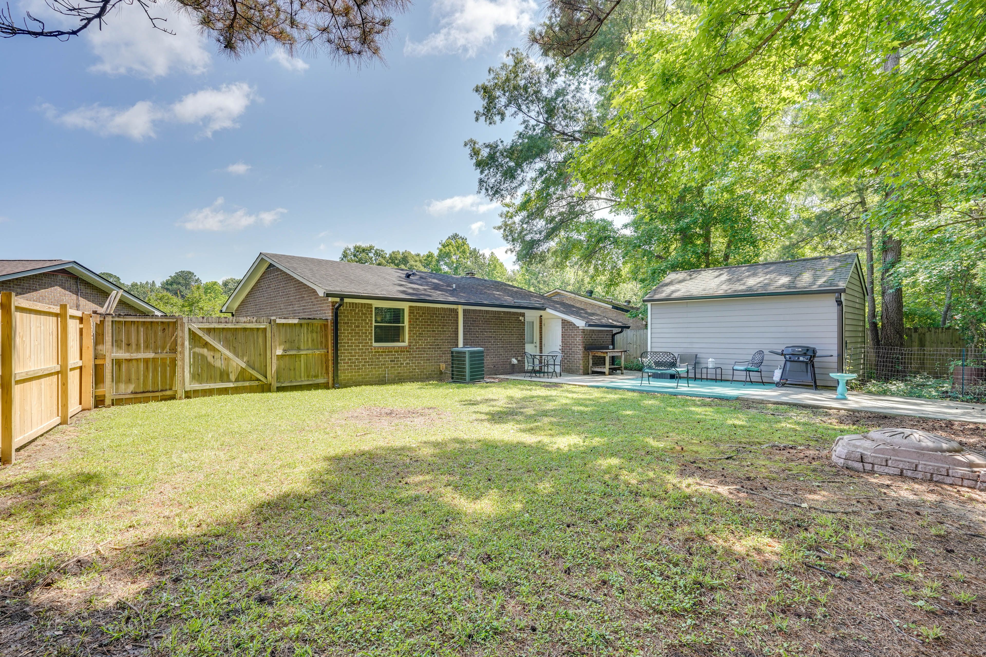 Fenced-In Yard | Fire Pit